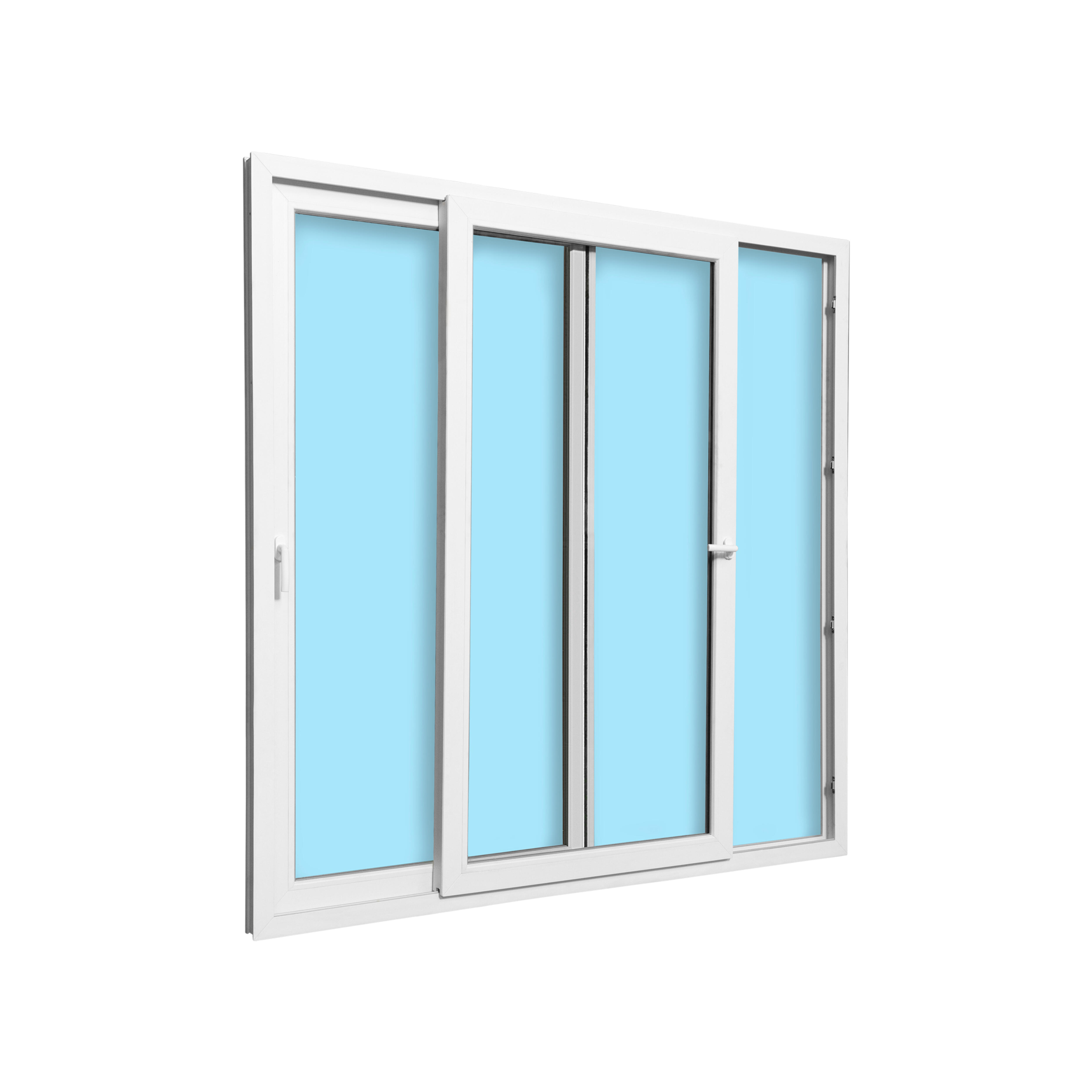 BALCONERA PVC CORREDERA BLANCA 200X200CM - 3