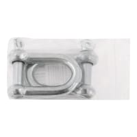 GRILLETE RECTO CON PASADOR GALVANIZADO 12 MM. 2 UDS - 3