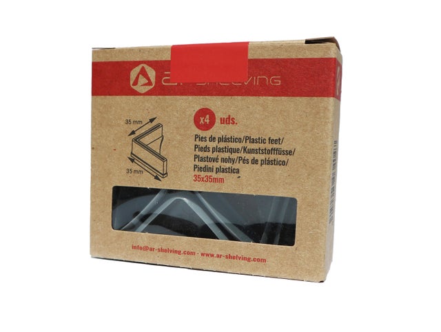 PÉS DE PLÁSTICO 35MM 4UN