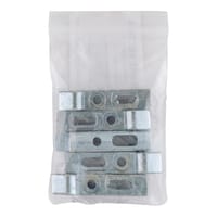 GANCHO PARA MARCO CIERRE DE VENTANA CORREDERA 1419. 6 UDS - 2