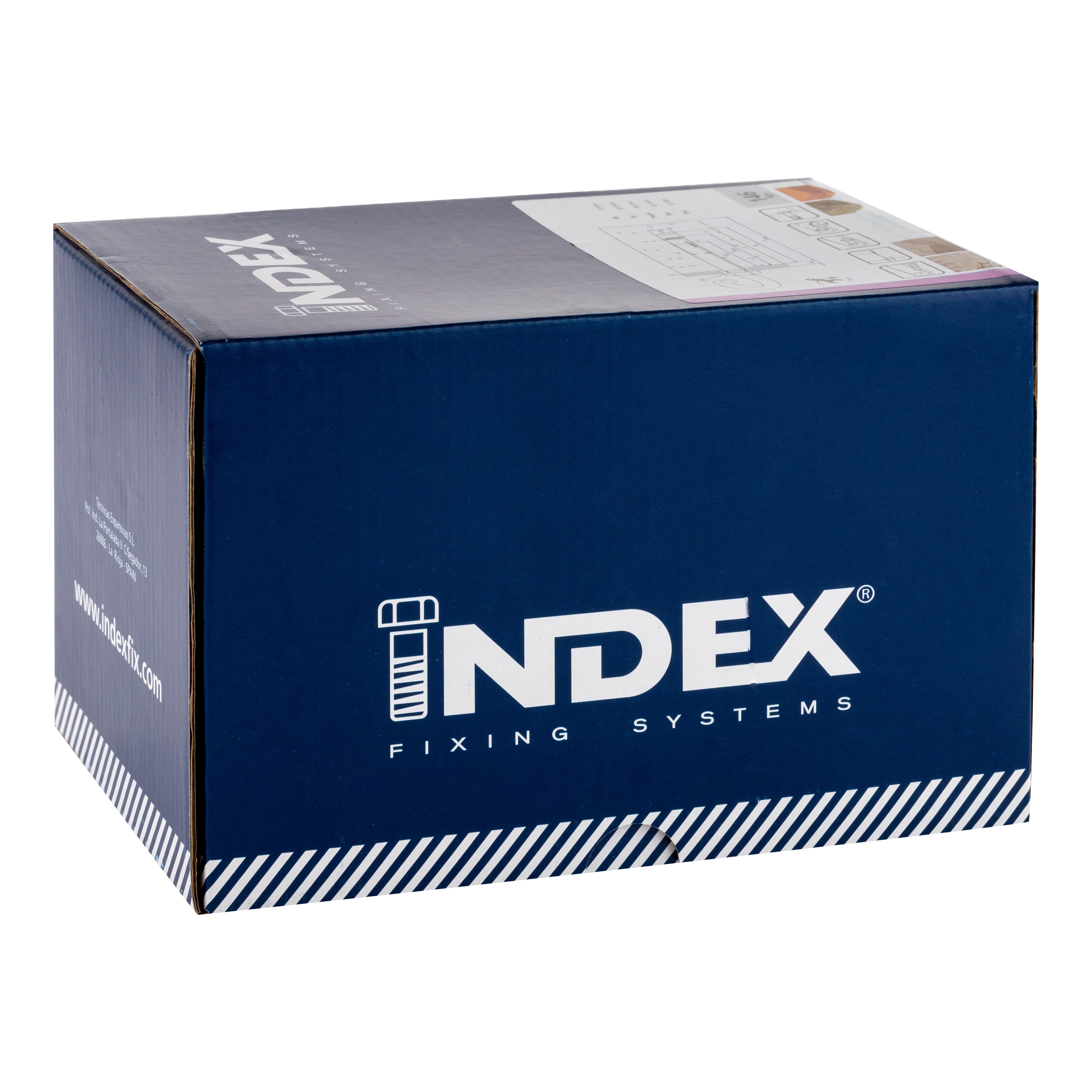 TACO ELASTICO FIJACION RASTREL BICROMATADO 8 X 90MM. INDEX. 100 UDS - 5