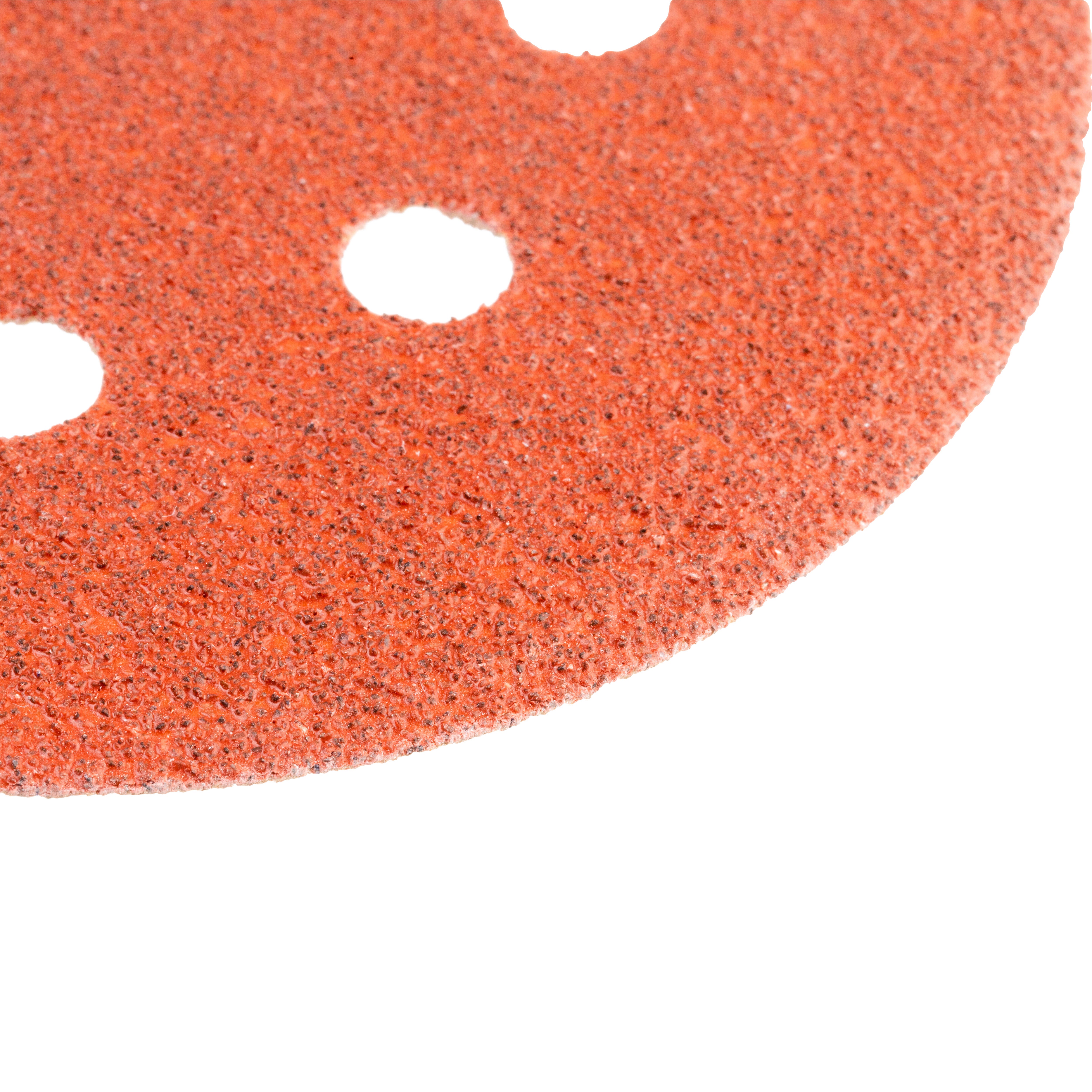 6 DISCOS DE LIJA 125MM 8 AGUJEROS GRANO 60 - 3