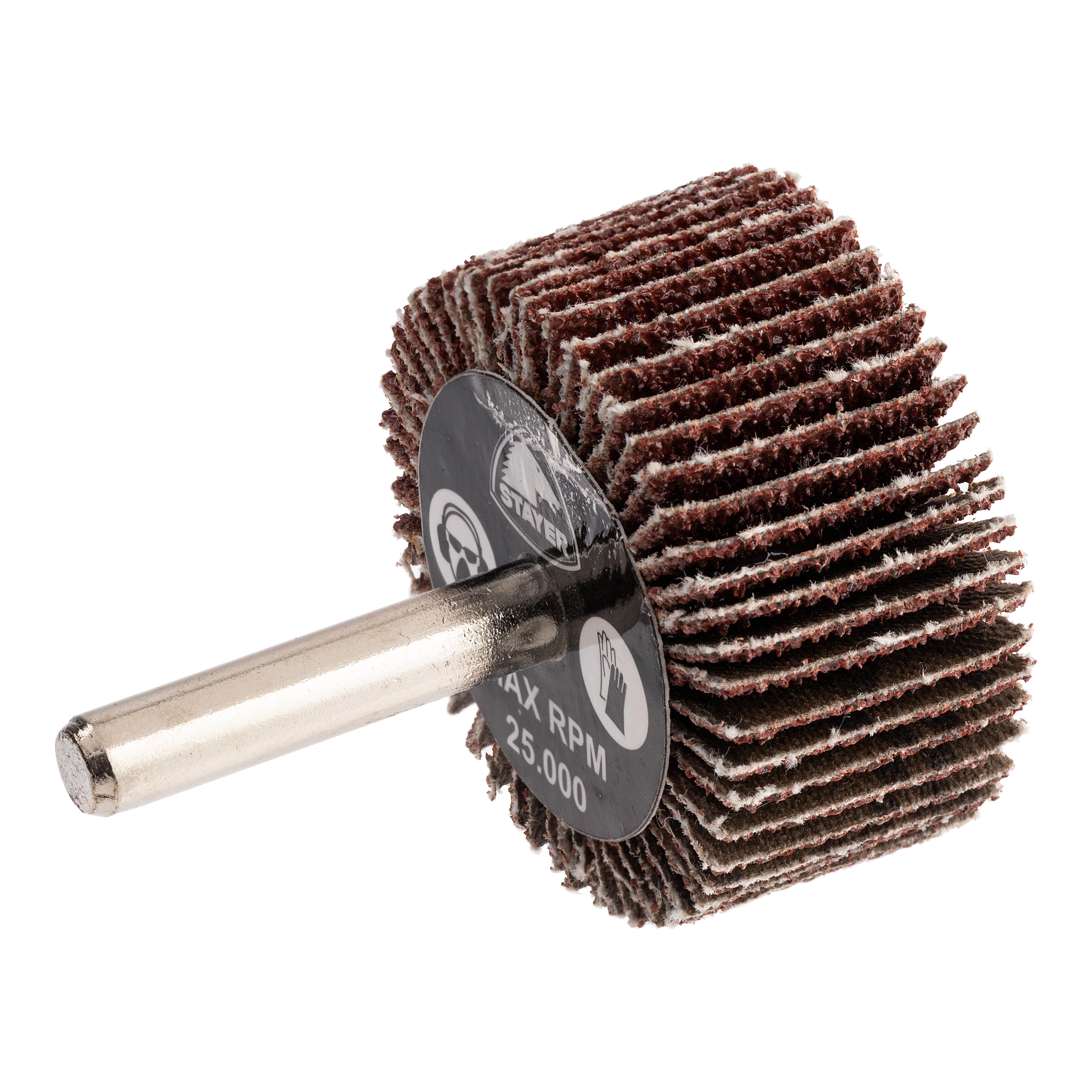 ABANICO LAMINADO Ø40 EJE 6 MM GRANO 80 - 3