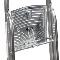 ESCALERA DOMÉSTICA ALUMINIO-ACERO  4 PELDAÑOS - 5