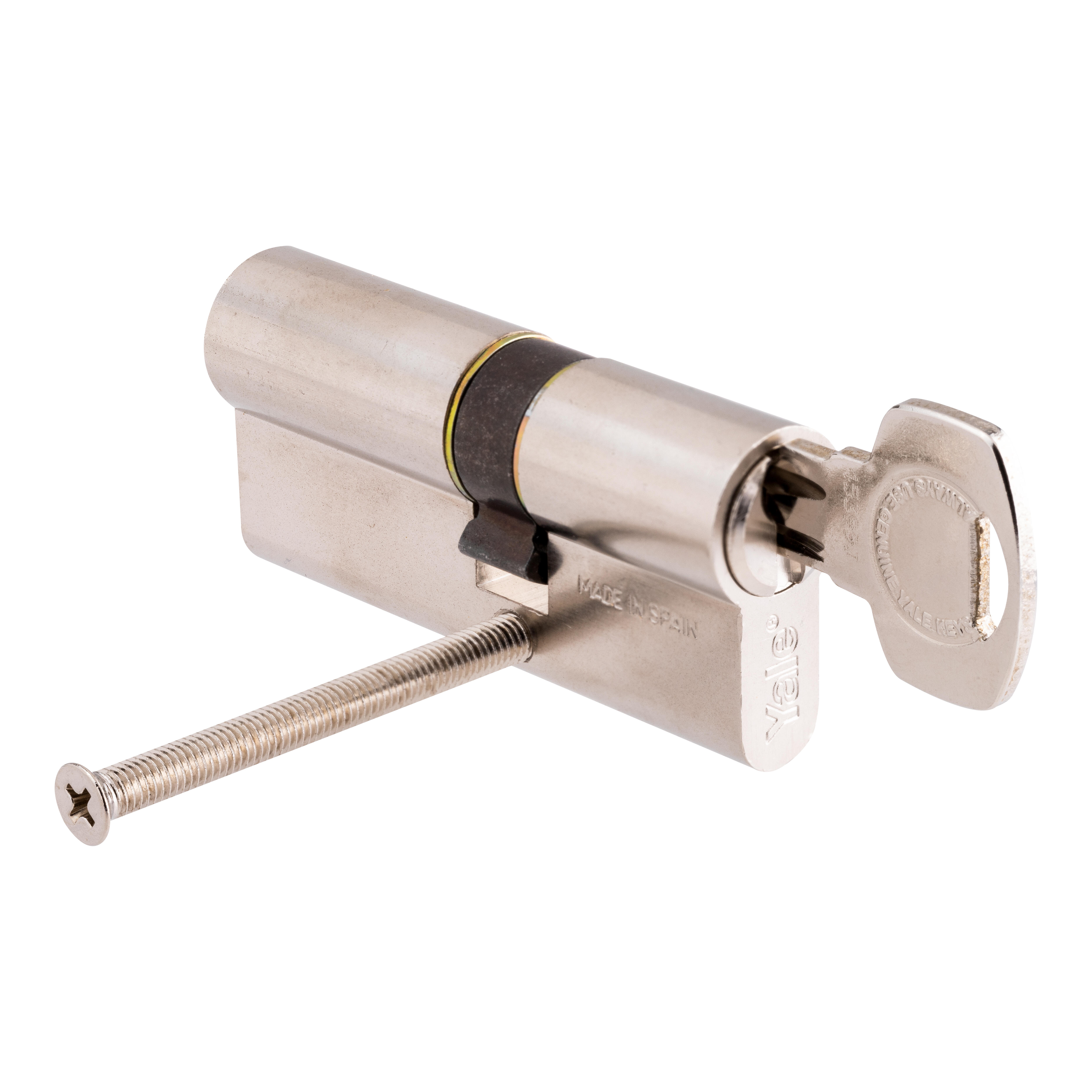 2 BOMBÍN CERRADURA 30X40MM MISMA LLAVE CON 3 LLAVES YALE - 8