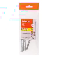 TACO LARGO DE EXPANSIÓN DIÁMETRO 8MM LONGITUD 80MM CON TORNILLO FISCHER 4UDS - 3