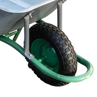 CARRETILLA DE OBRA GALVANIZADA 90L - 3