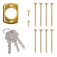 CERROJO SOBREPONER APERTURA BOTON Y CILINDRO 2101 TESA - 2