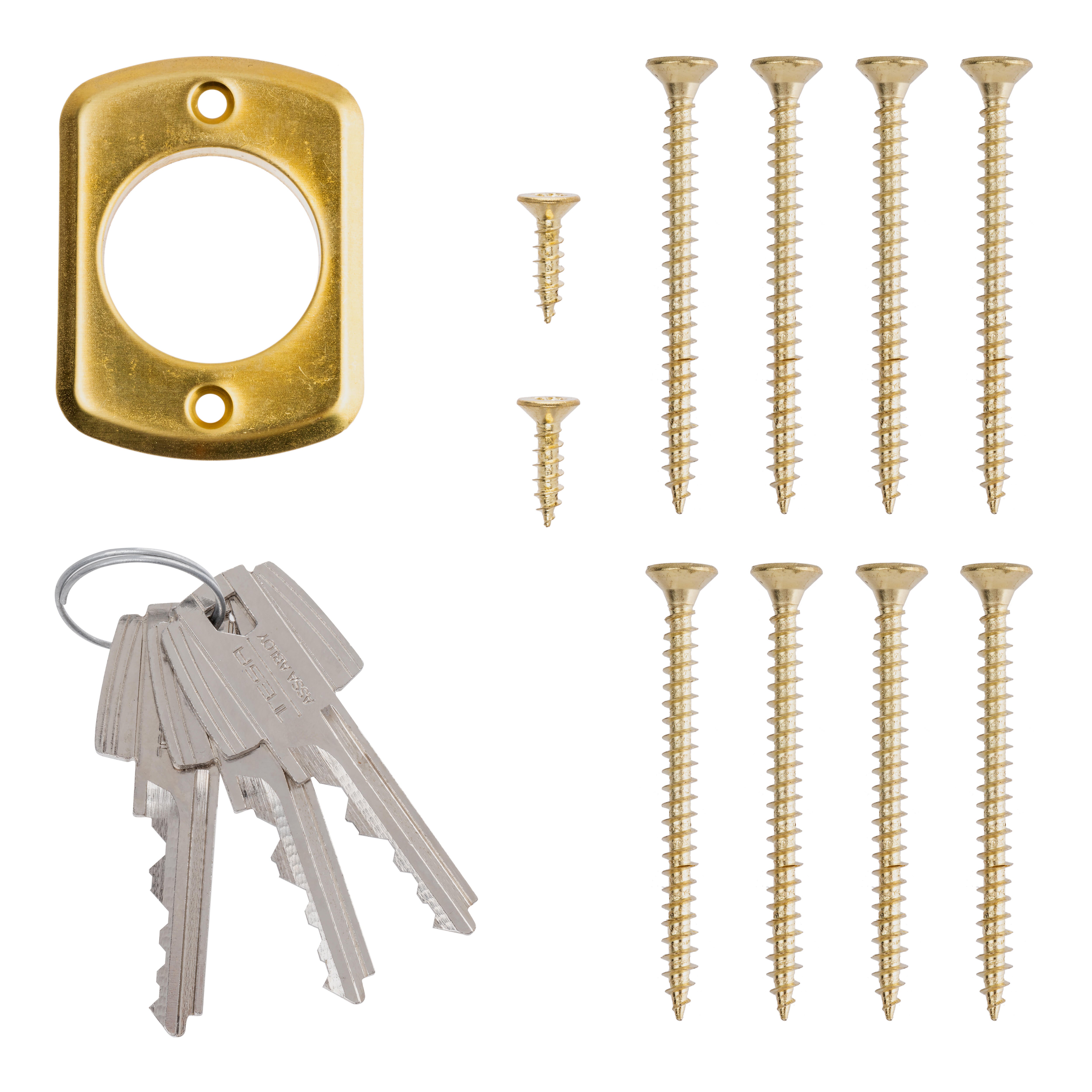 CERROJO SOBREPONER APERTURA BOTON Y CILINDRO 2101 TESA - 2