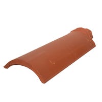 MEDIA TEJA DE CERÁMICA KLINKER HYDRA ROJO - 4