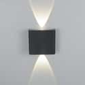 APLIQUE DE PARED LED EXTERIOR DE SUPERFICIE 2W NEGRO IP65 FOKO - 3