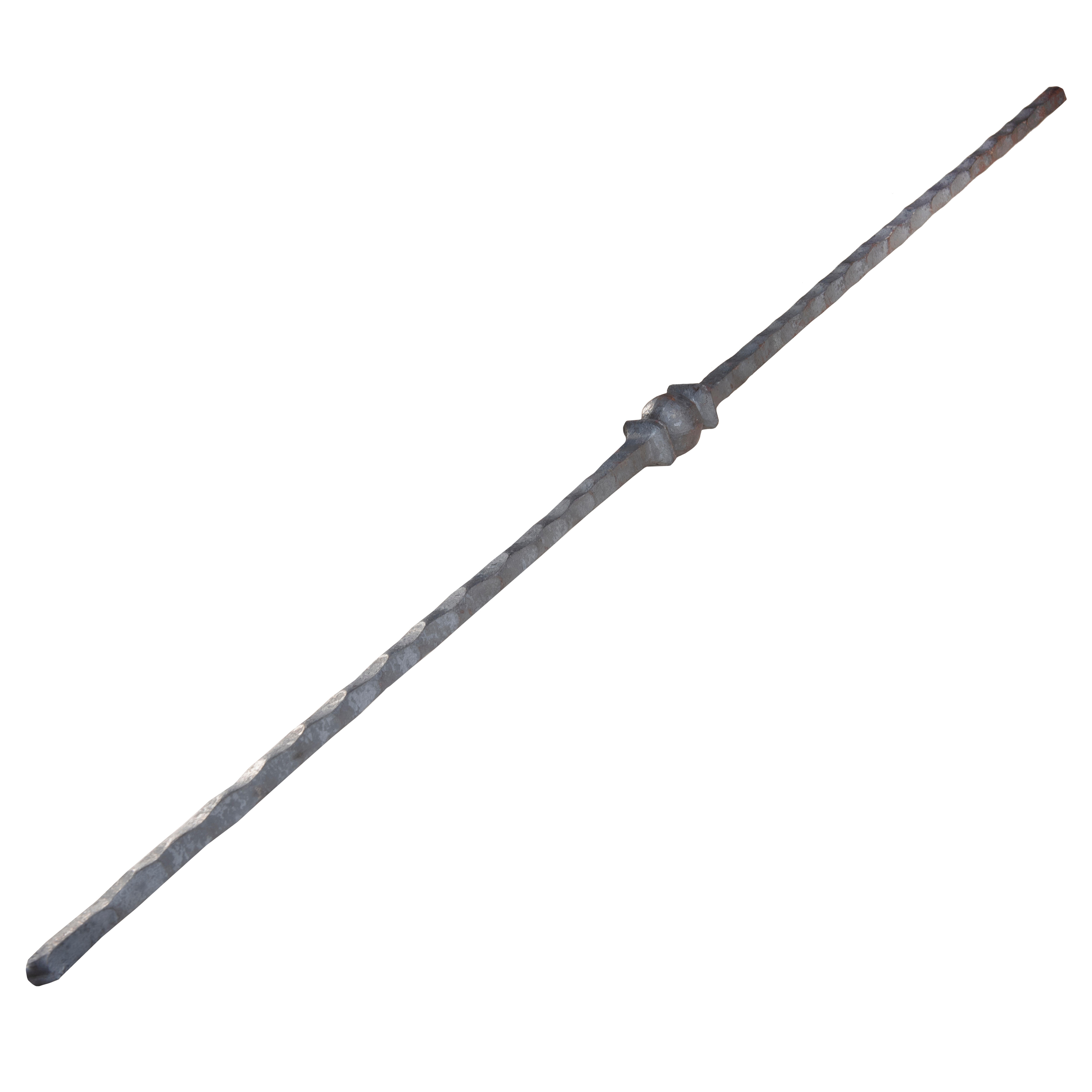 BARRA DE HIERRO FORJADO UNA BOLA 12X32MM 1M - 5