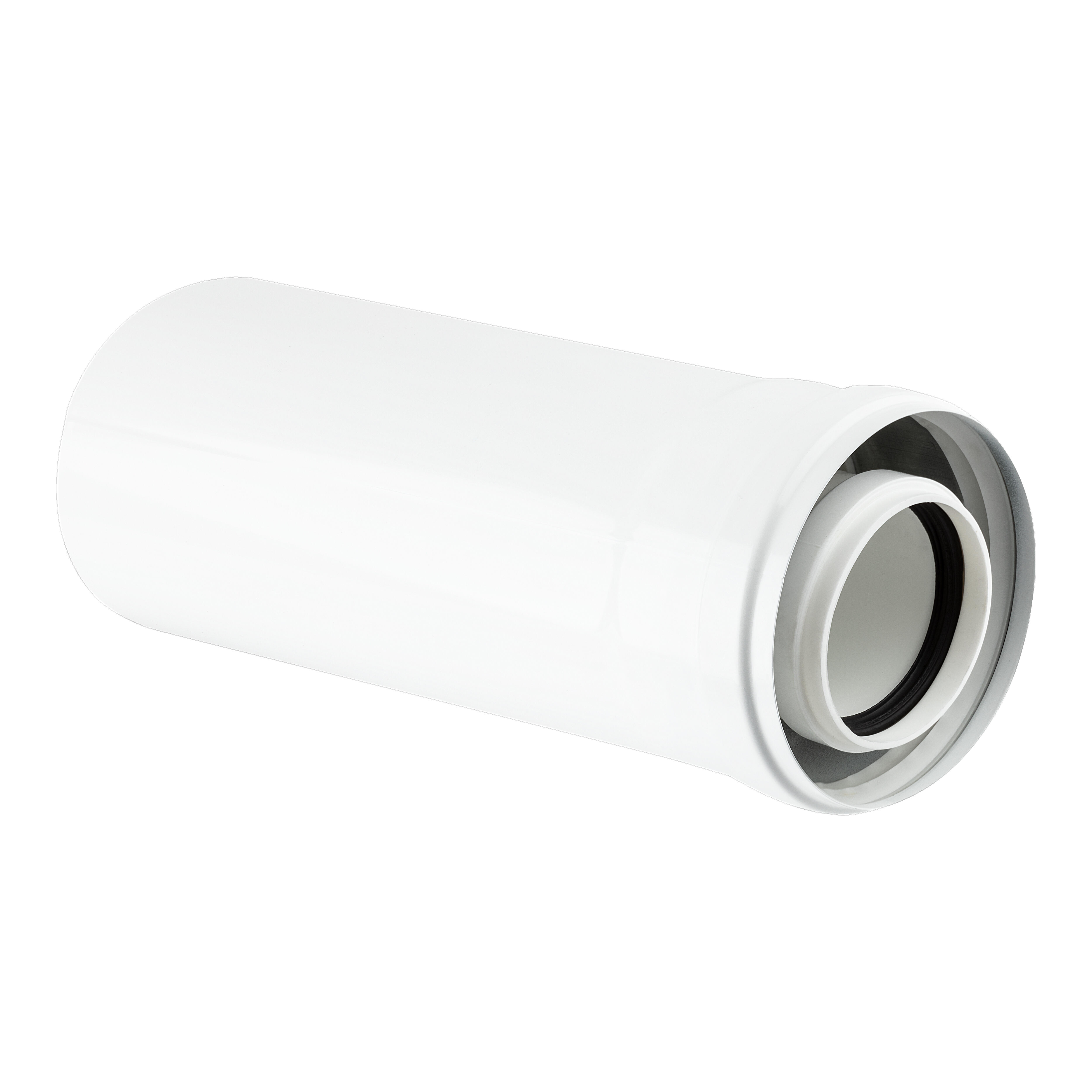 TUBO  ALUMINIO Ø60-100MM 250MM MACHO-HEMBRA CONDENSACIÓN - 2