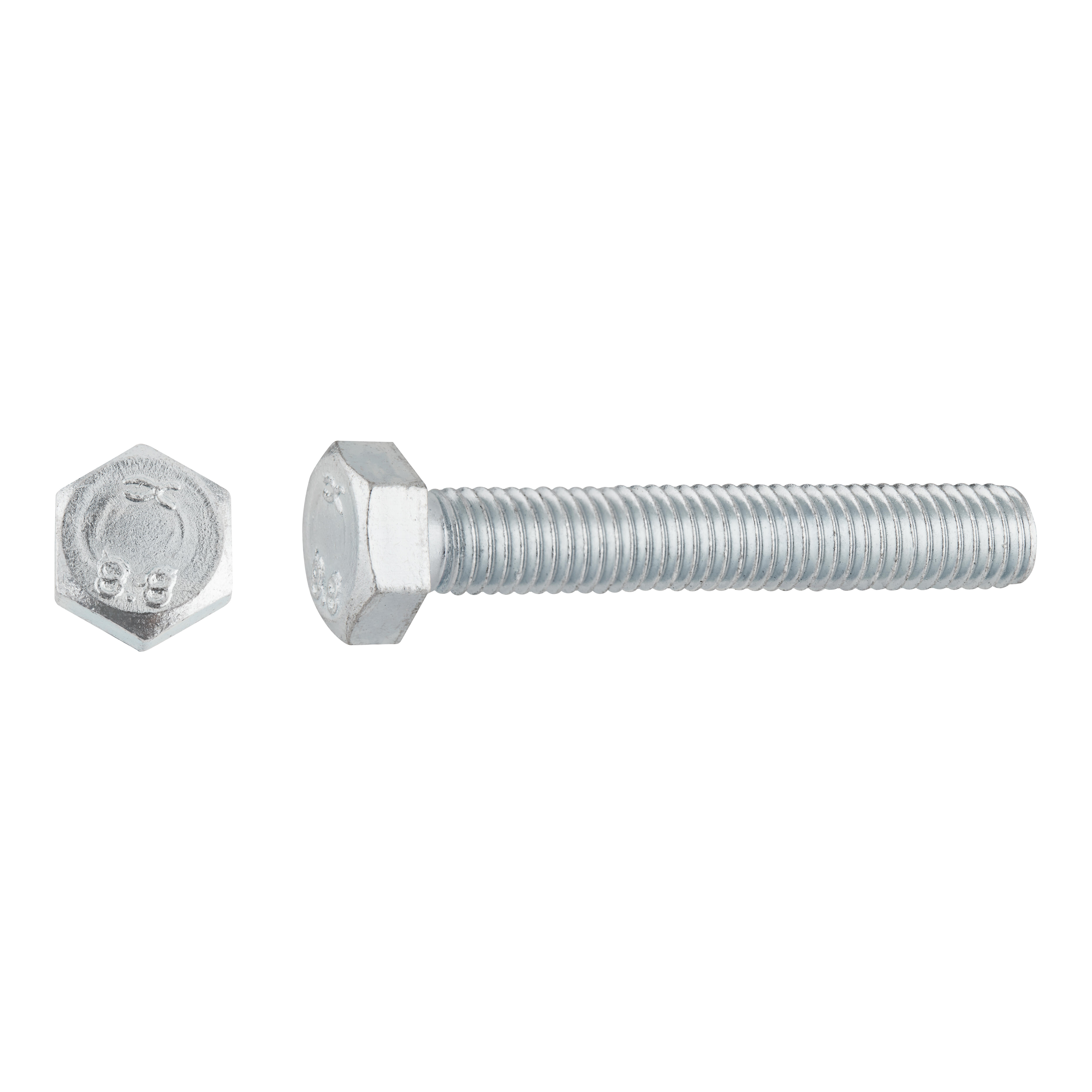 TORNILLOS MÉTRICOS HEXAGONALES PARA METAL CINCADOS 8X50MM. 50UDS - 3