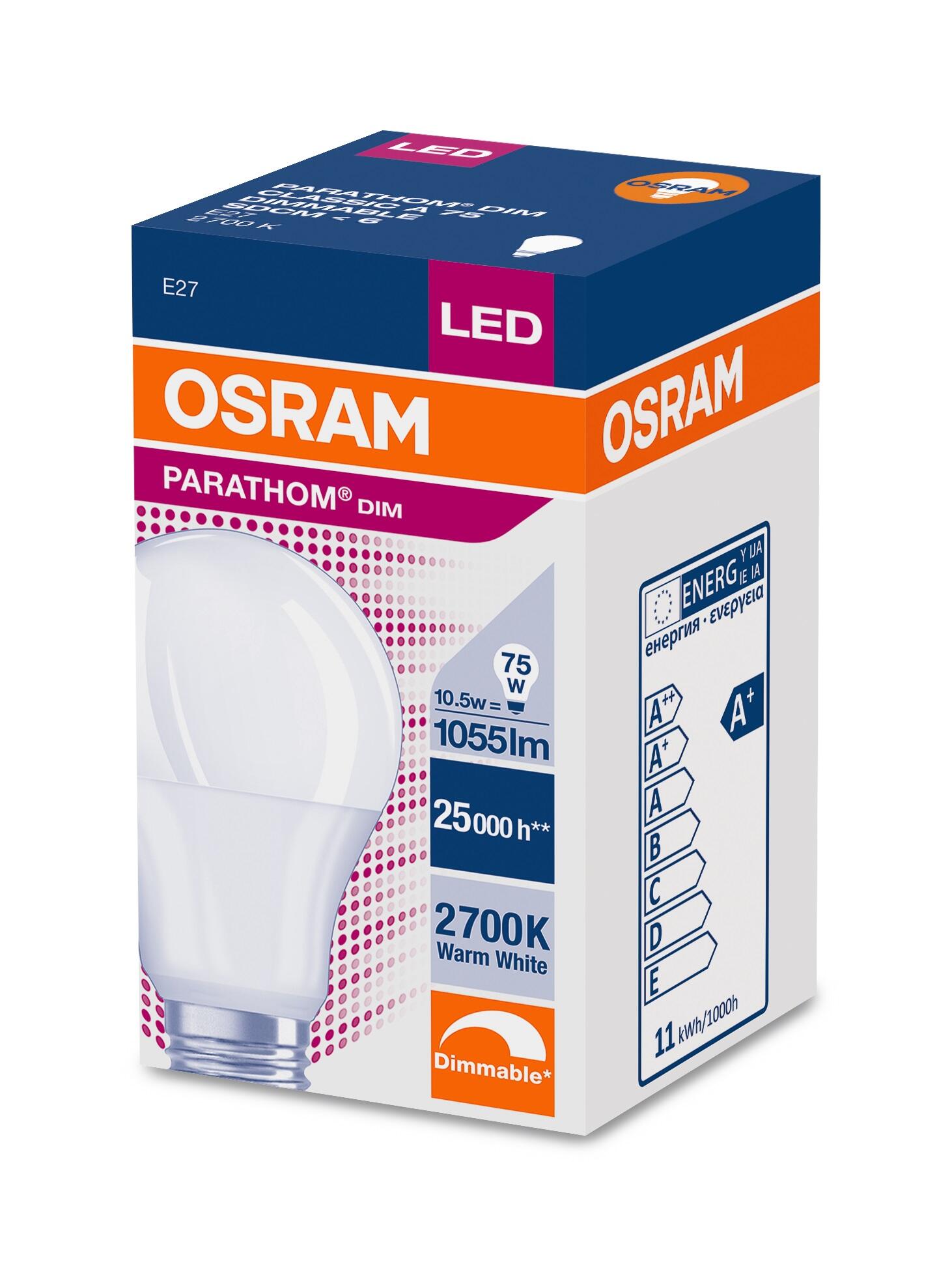 BOMBILLA LED ESTANDAR REGULABLE E27 1055LM 9W LUZ CALIDA - 3