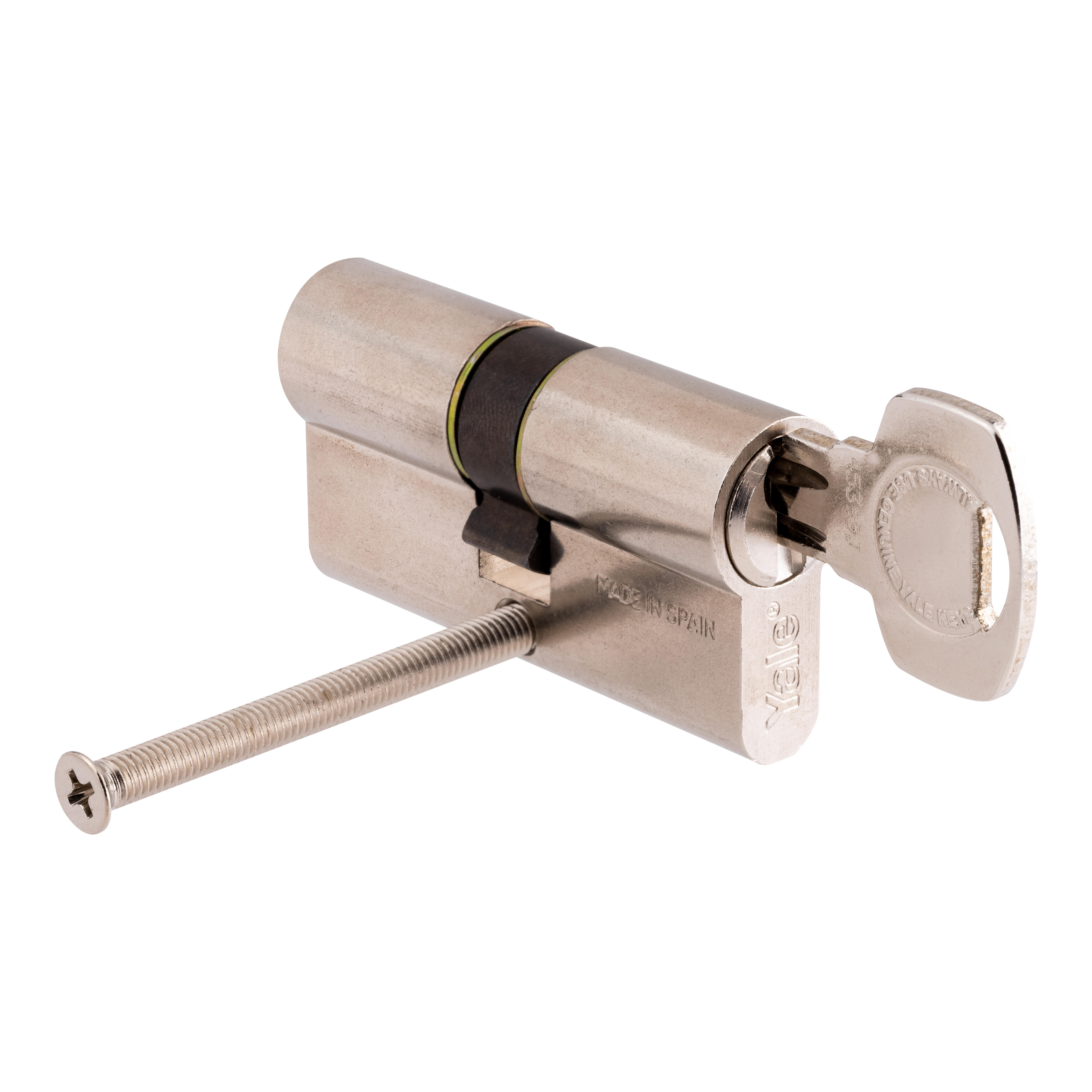 2 BOMBÍN CERRADURA 30X30MM MISMA  LLAVE 3 LLAVES YALE - 8