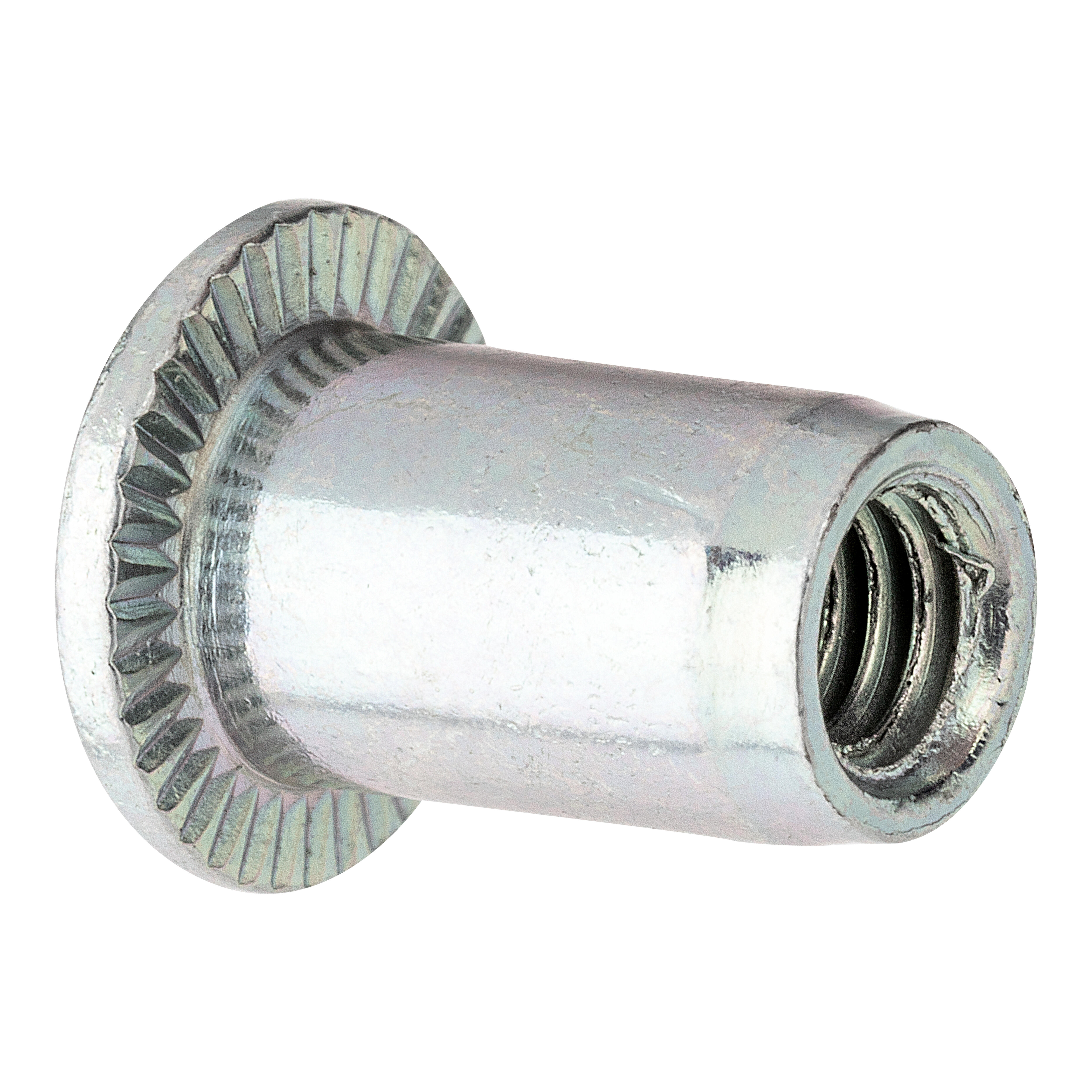 TUERCAS REMACHABLES ACERO CABEZA ANCHA M4.  75 UDS BRALO - 2