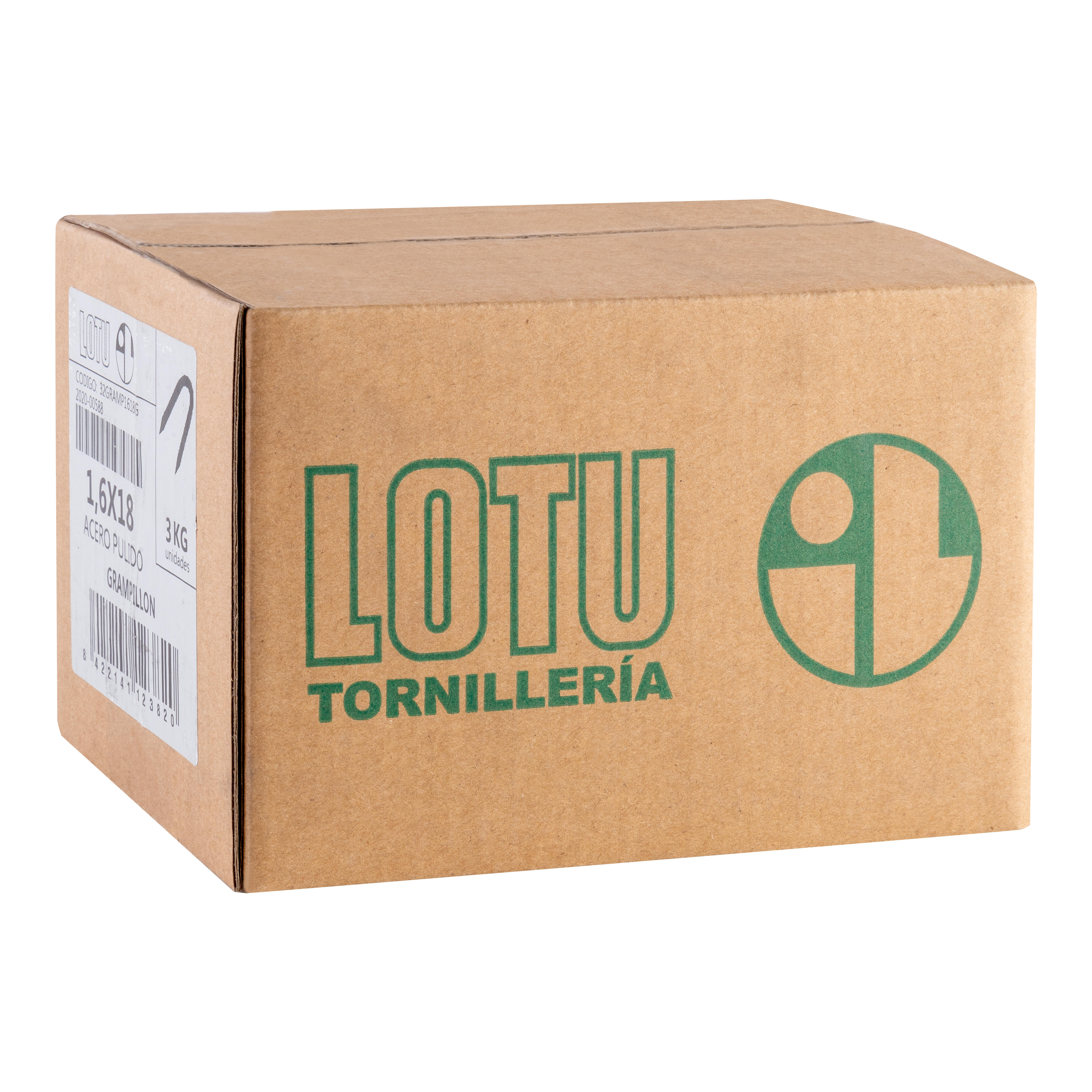 GRAMPILLONES 1.6 X 18  MM. 3 KG - 3