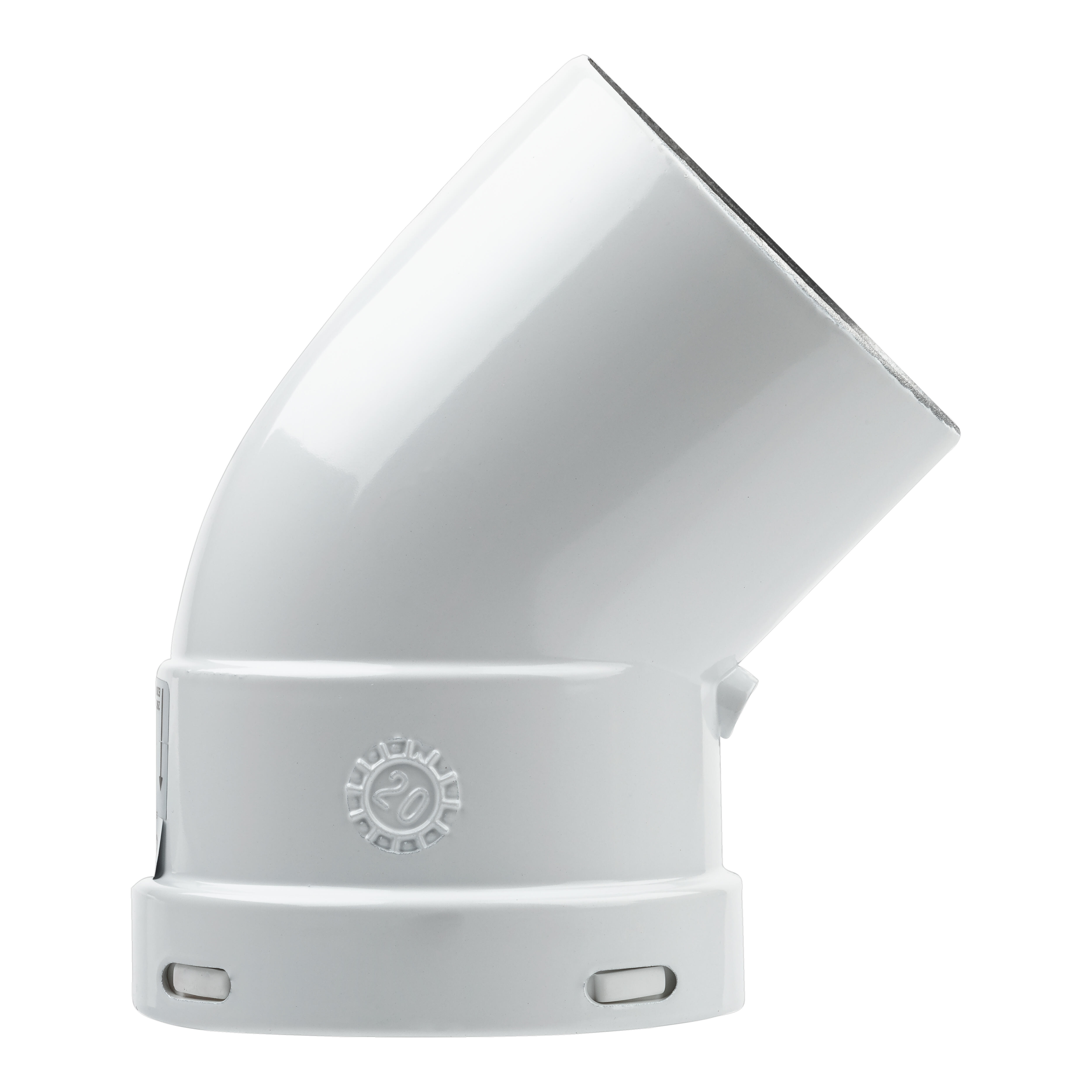 CODO 45º ALUMINIO Ø80MM MACHO-HEMBRA CONDENSACIÓN - 2