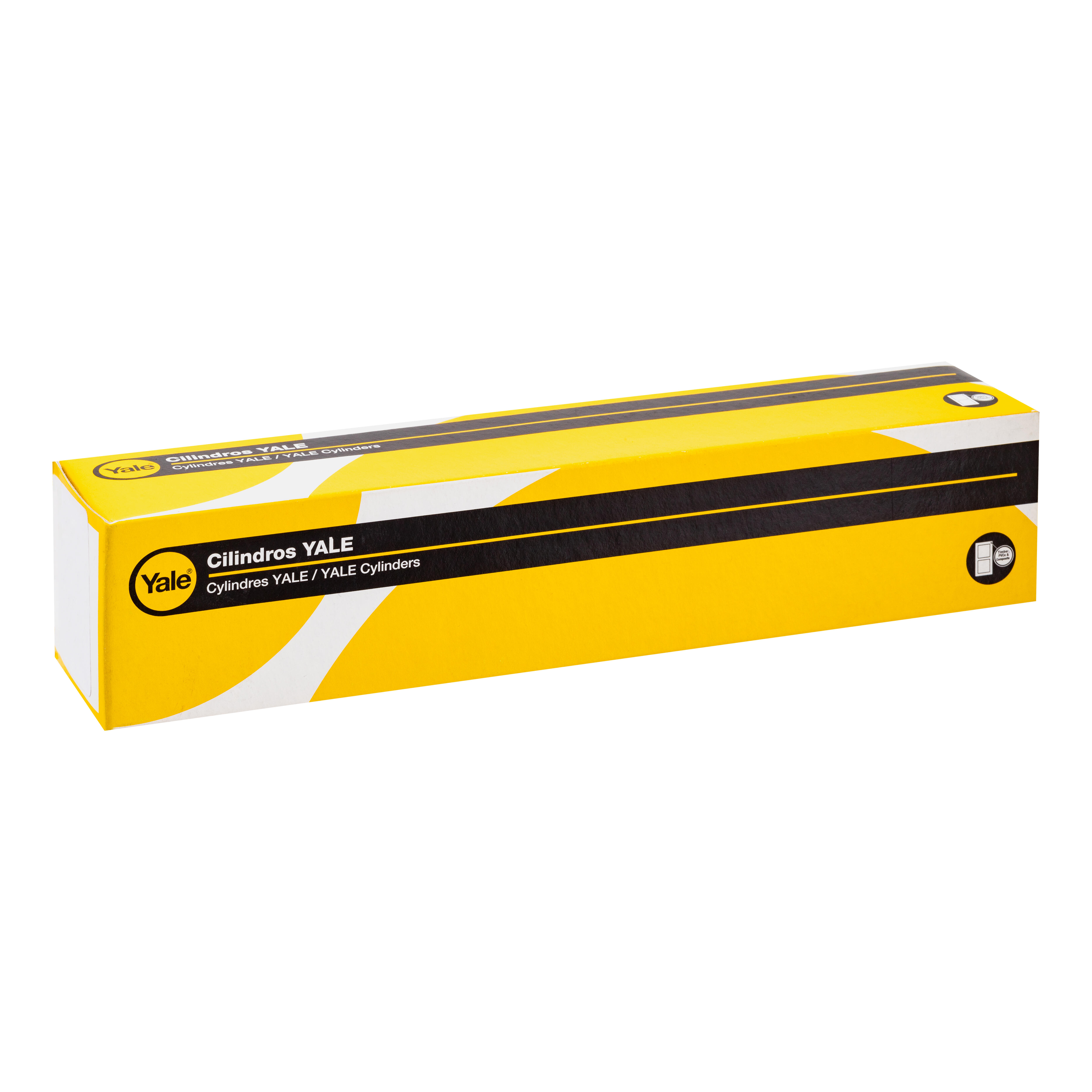 2 BOMBÍN CERRADURA 35X35MM MISMA LLAVE CON 3 LLAVES YALE - 3