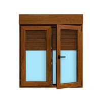 VENTANA PVC OSCILOBATIENTE  CON PERSIANA ROBLE 120X138CM - 2