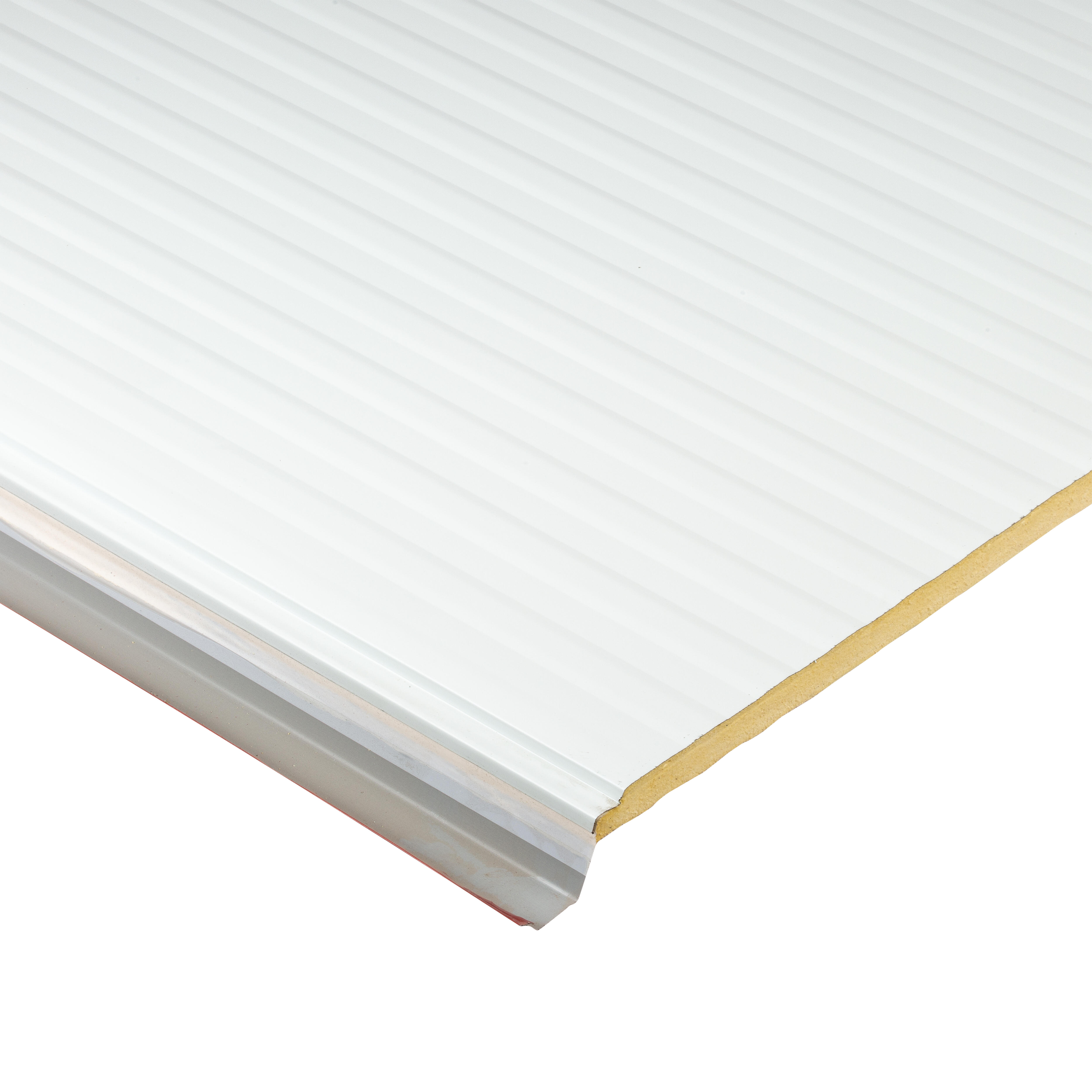 PANEL SÁNDWICH  3 GRECAS  ROJO/BLANCO 3 CM 5X1 M - 3