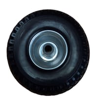 RUEDA CARRETILLA 260 MM IMPINCHABLE HASTA 150KG LLANTA METAL - 3