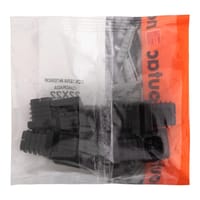 CONTERA PLASTICO EMBUTIR 22 X 22 MM NEGRA 10 UDS - 2