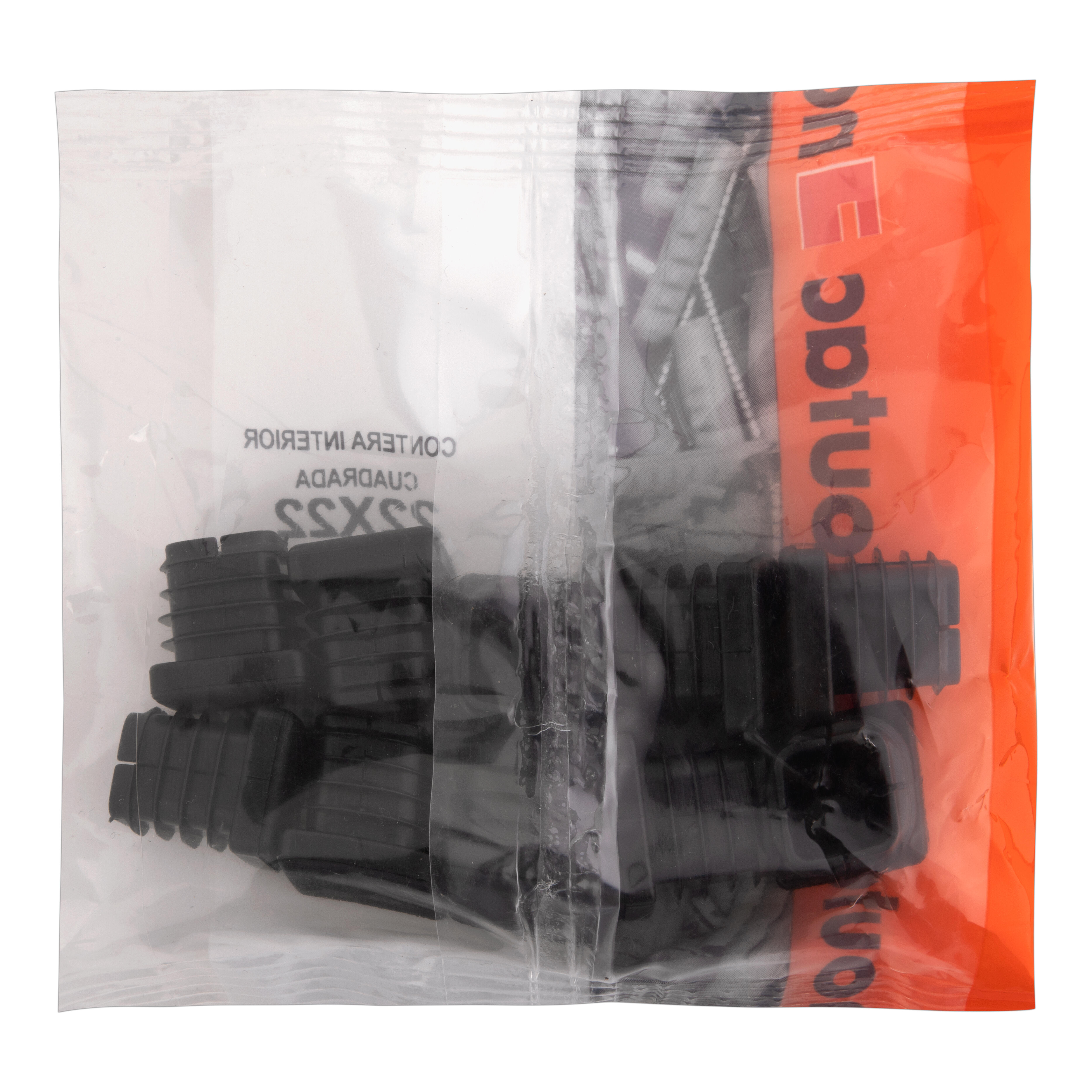 CONTERA PLASTICO EMBUTIR 22 X 22 MM NEGRA 10 UDS - 2