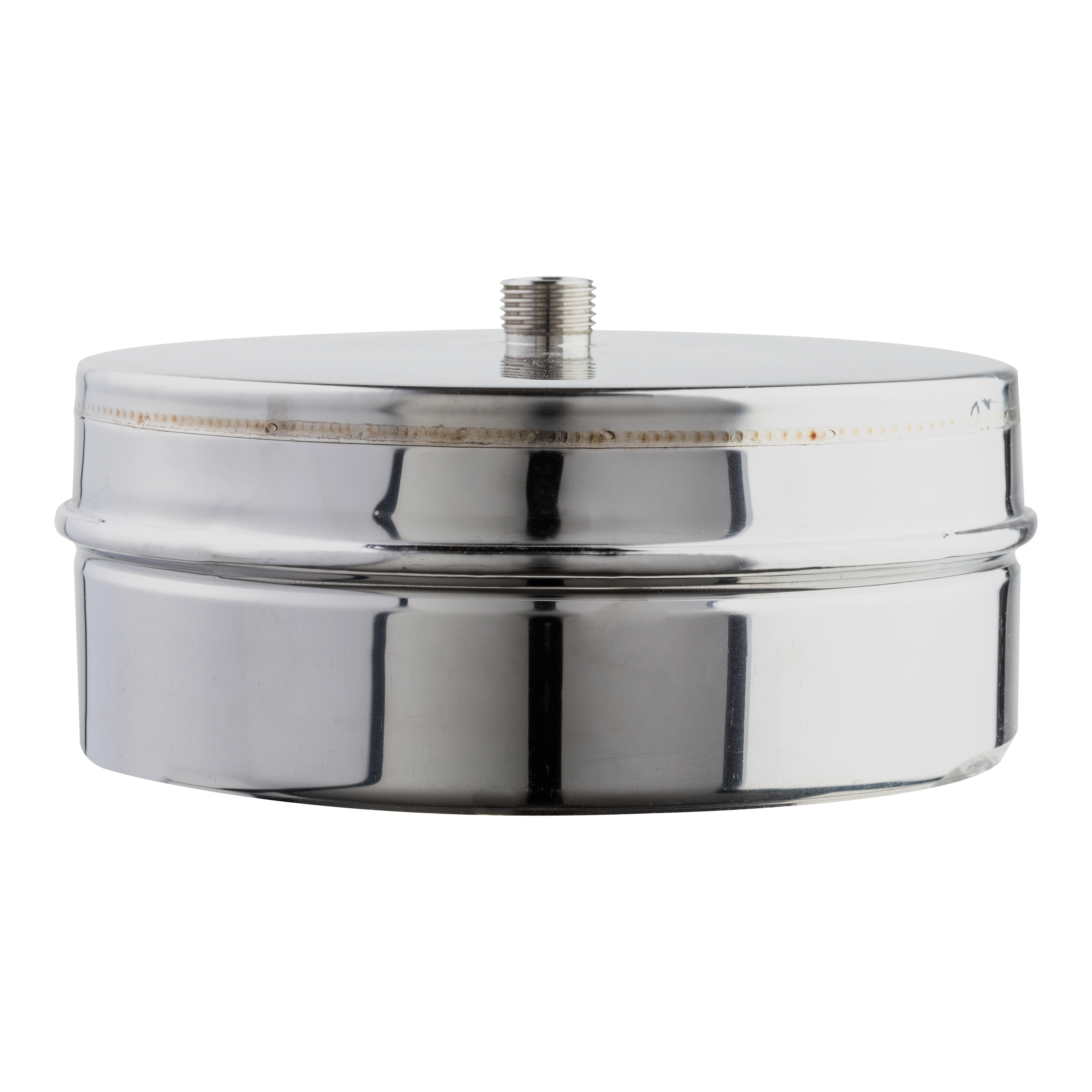 TAPÓN CON PURGA INOXIDABLE PARED DOBLE 200MM - 2