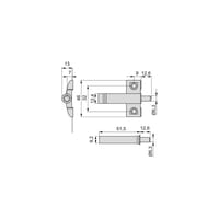 FRENOS PARA PUERTAS Y CAJONES. 2 UDS - 5