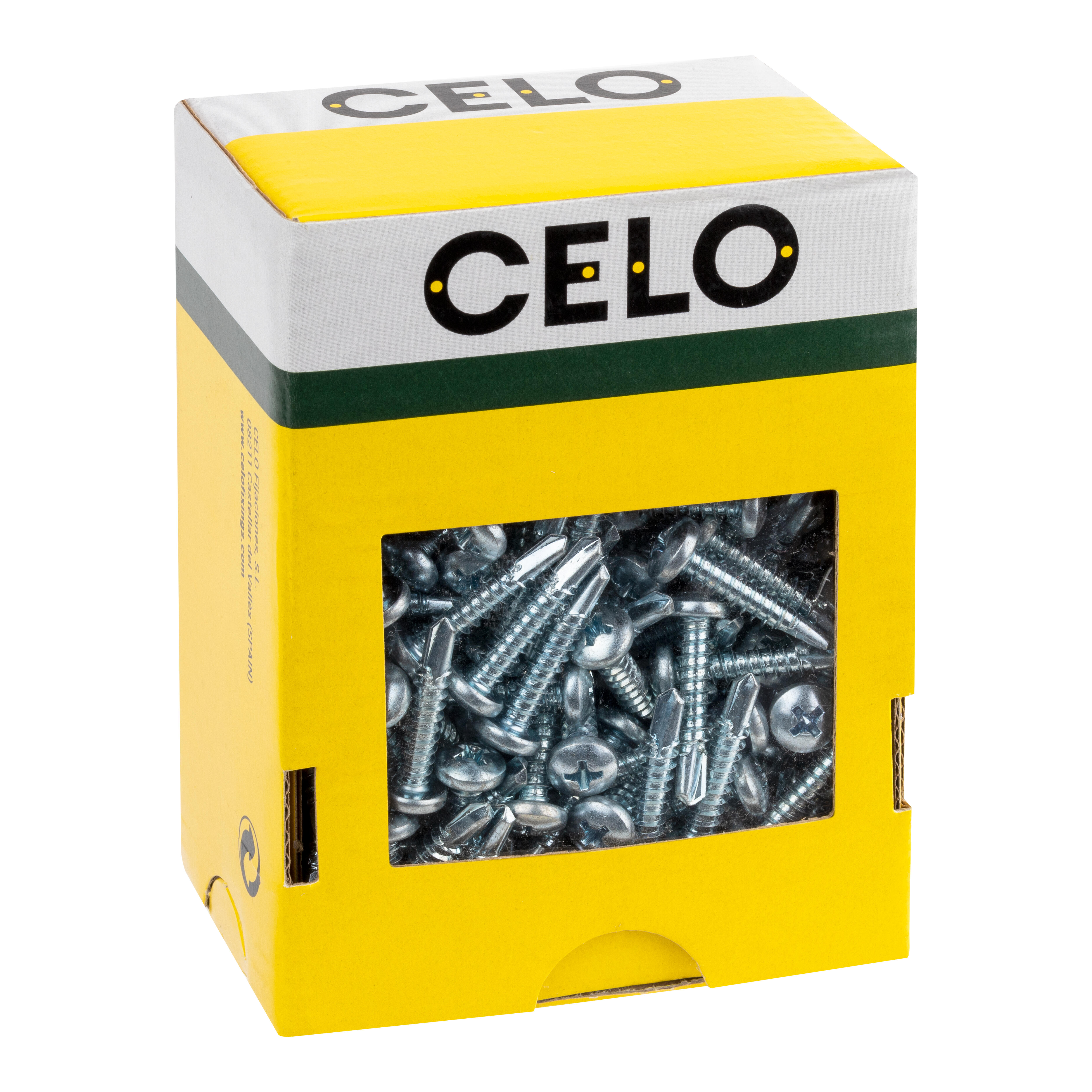 TORNILLOS ROSCA CHAPA PARA METAL CINCADOS 4,8X25MM. 250UDS - 2