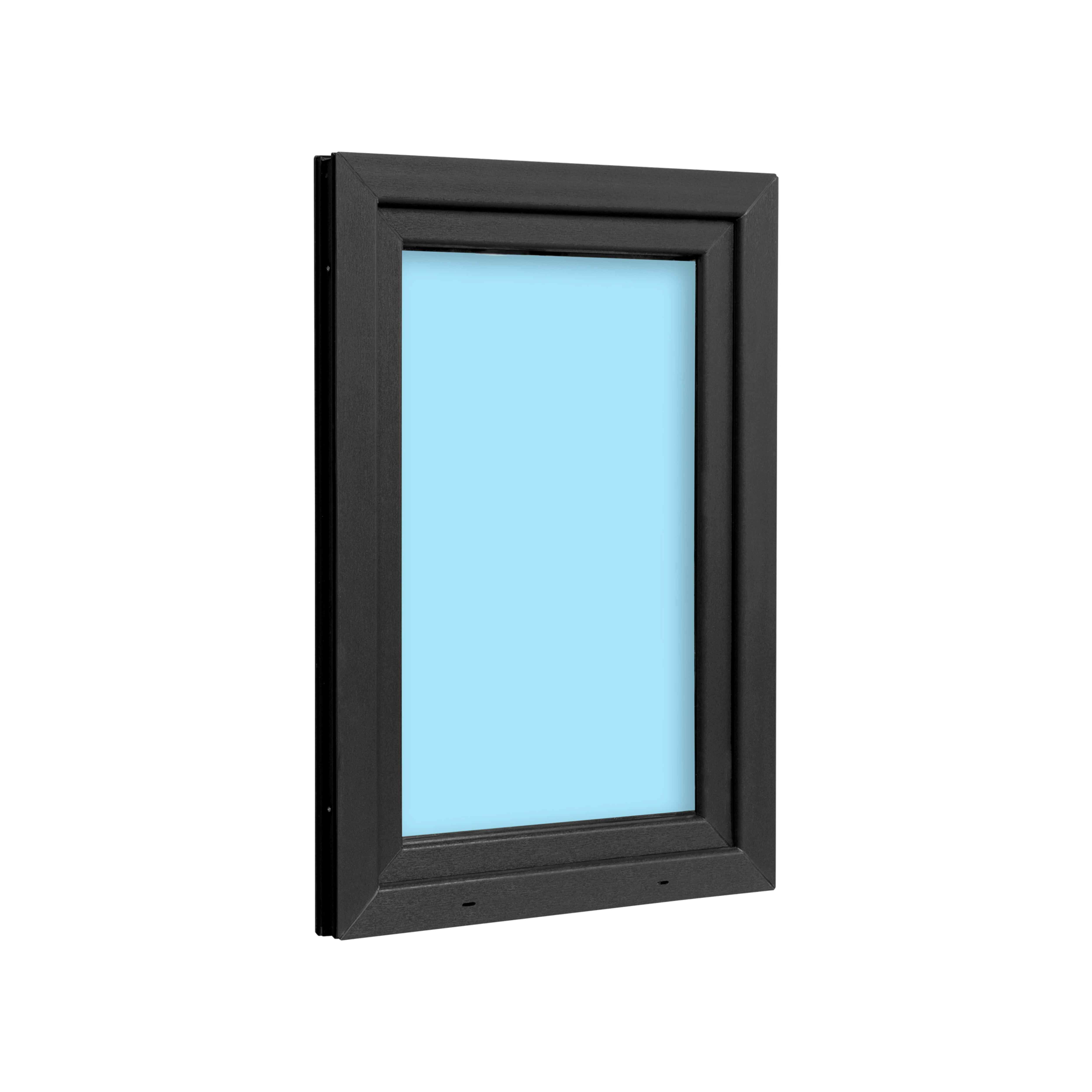 VENTANA PVC  OSCILOBATIENTE GRIS GRAFITO 70X100CM - 3