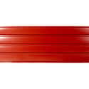 PLACA ACERO TRAPEZOIDAL 5 GRECAS 2X1,03M ROJO - 3