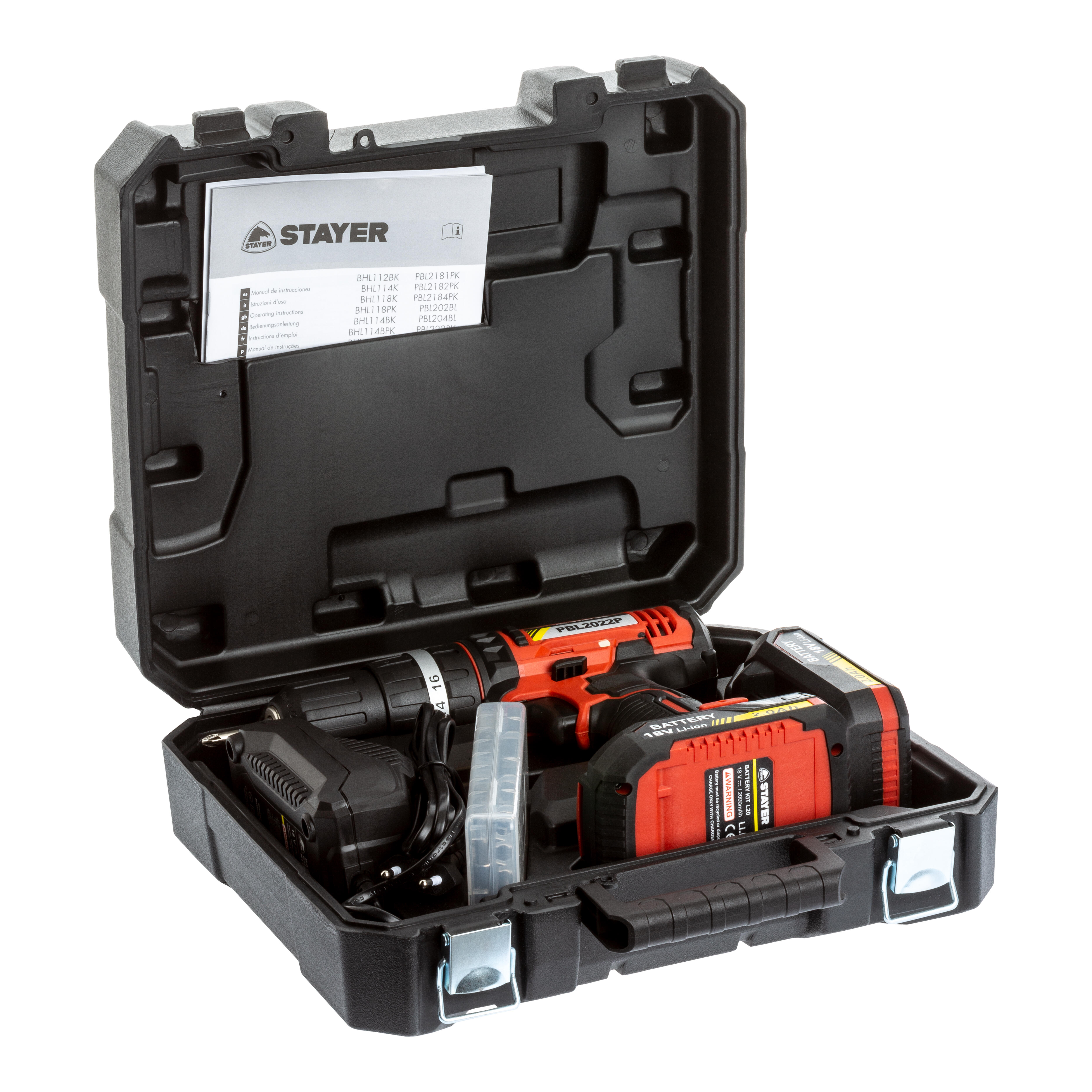 TALADRO PERCUTOR BATERÍA STAYER PBL 2022 18V  - 12