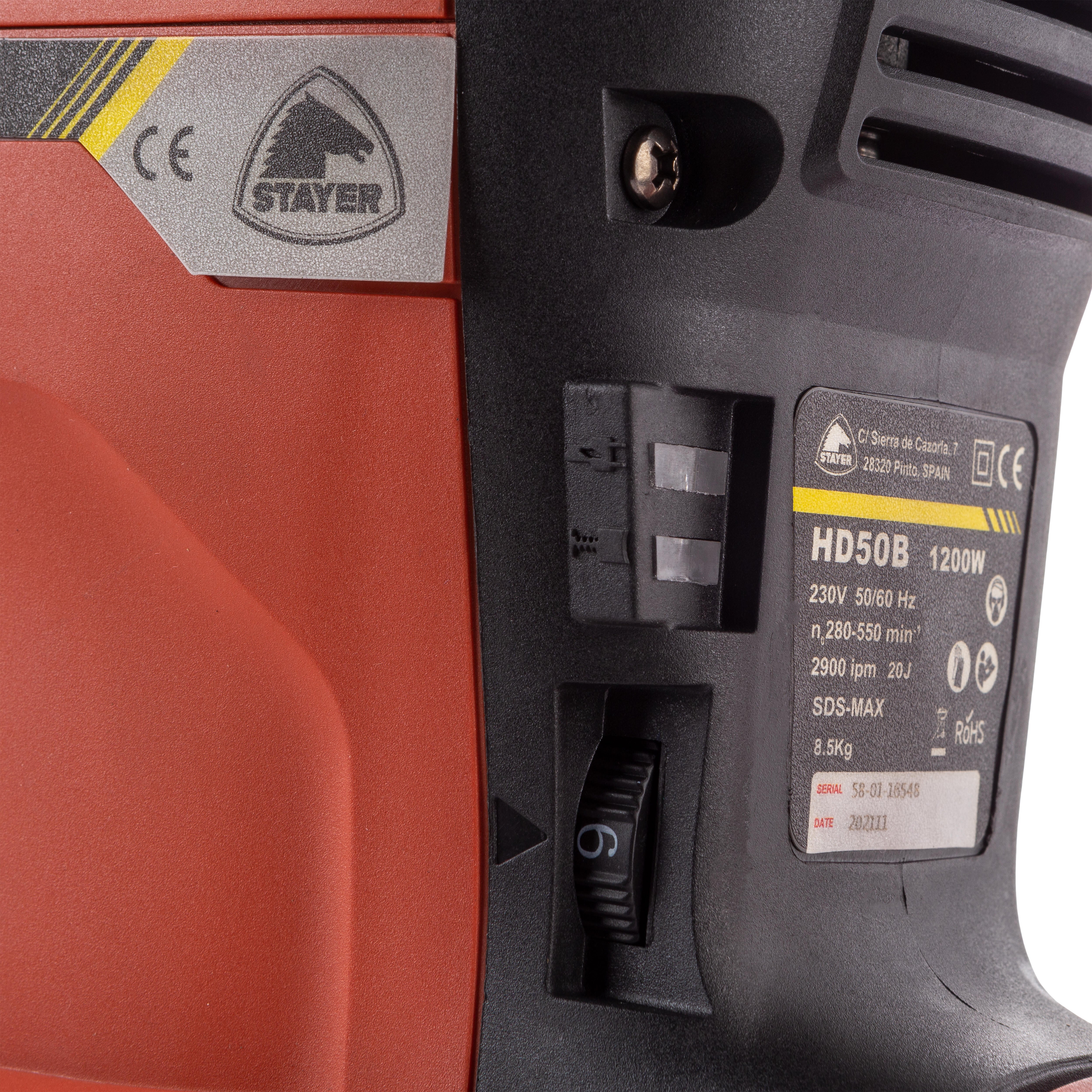 MARTILLO COMBINADO STAYER HD50BK 1200W 20J - 7