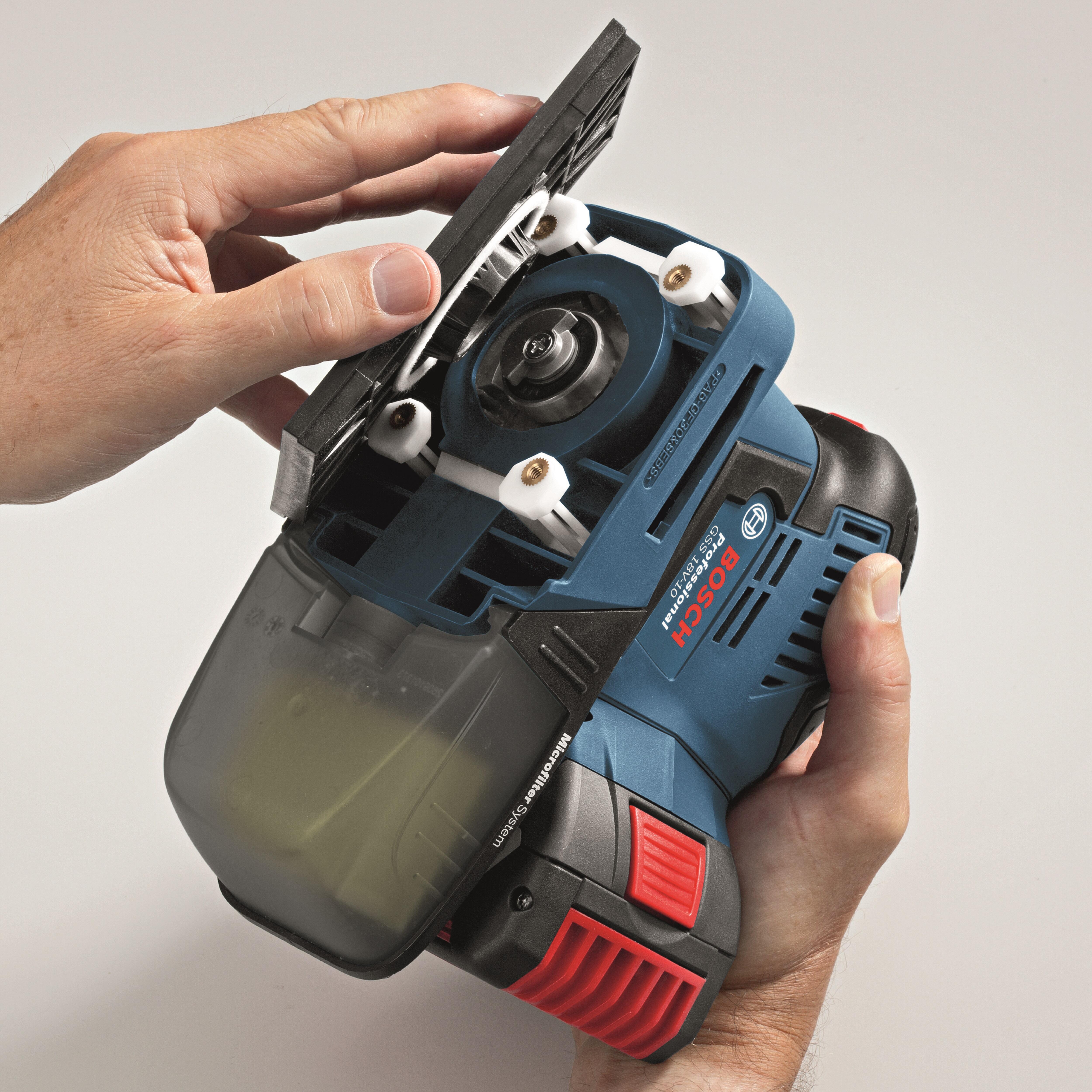 LIJADORA ORBITAL A BATERIA 18V BOSCH GSS 18V-10  - 4