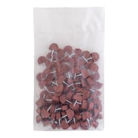 PORTAESTANTE SEMICIRCULAR DE ATORNILLAR 20 MM MARRON . 100 UDS - 2