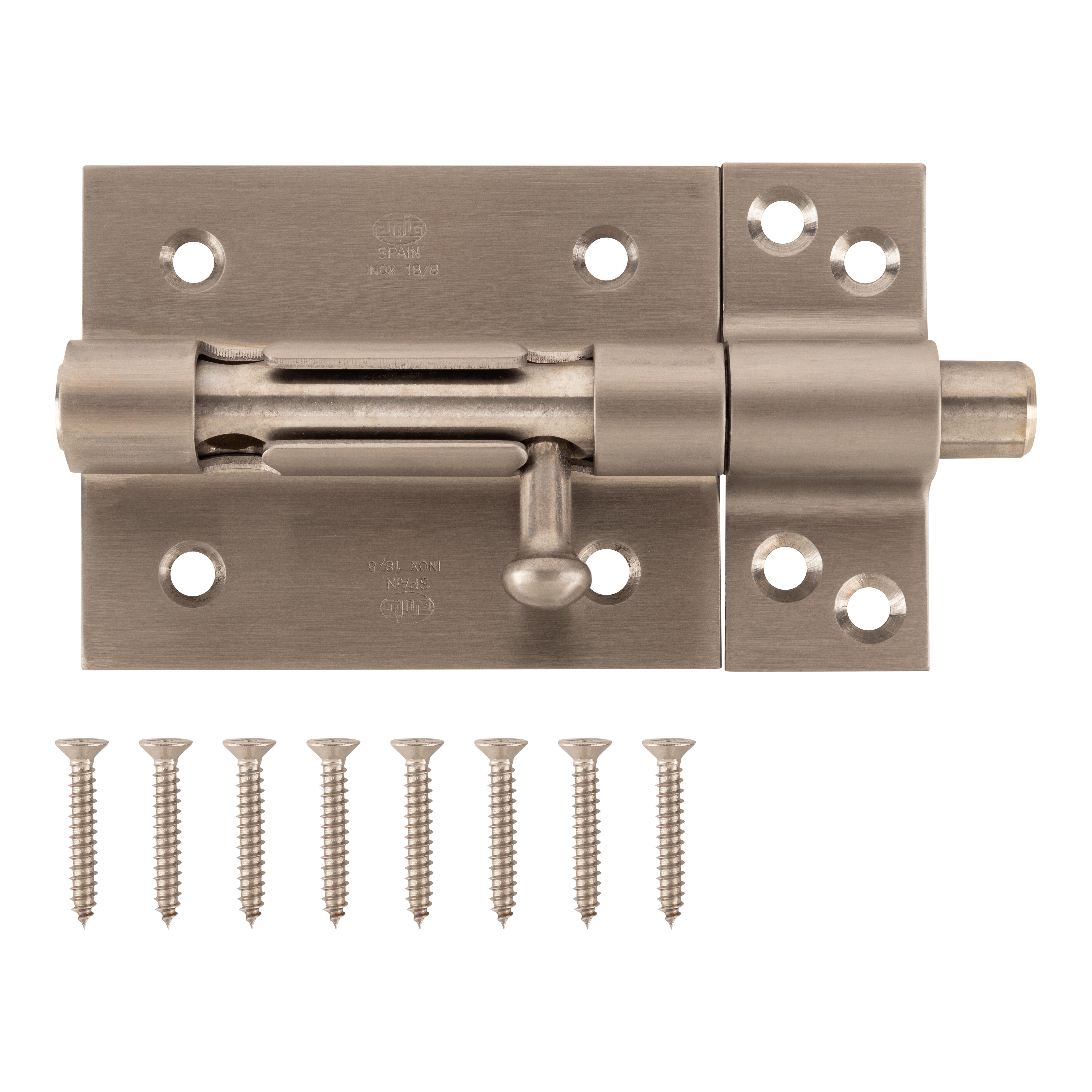 PESTILLO 85  MM. ACERO INOXIDABLE MOD 454 AMIG - 2