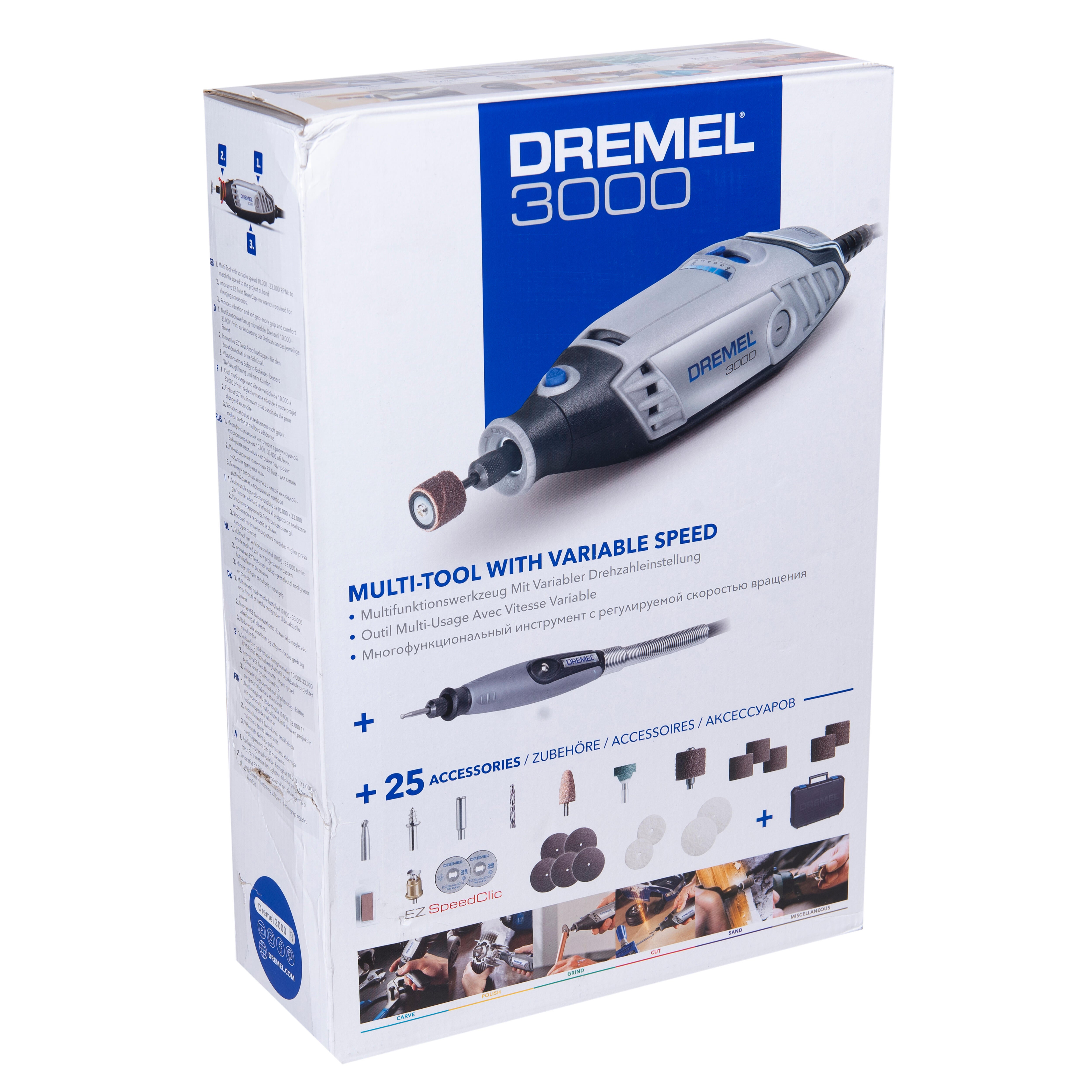 DREMEL 3000-1/25 MINI HERRAMIENTA 130W - 7