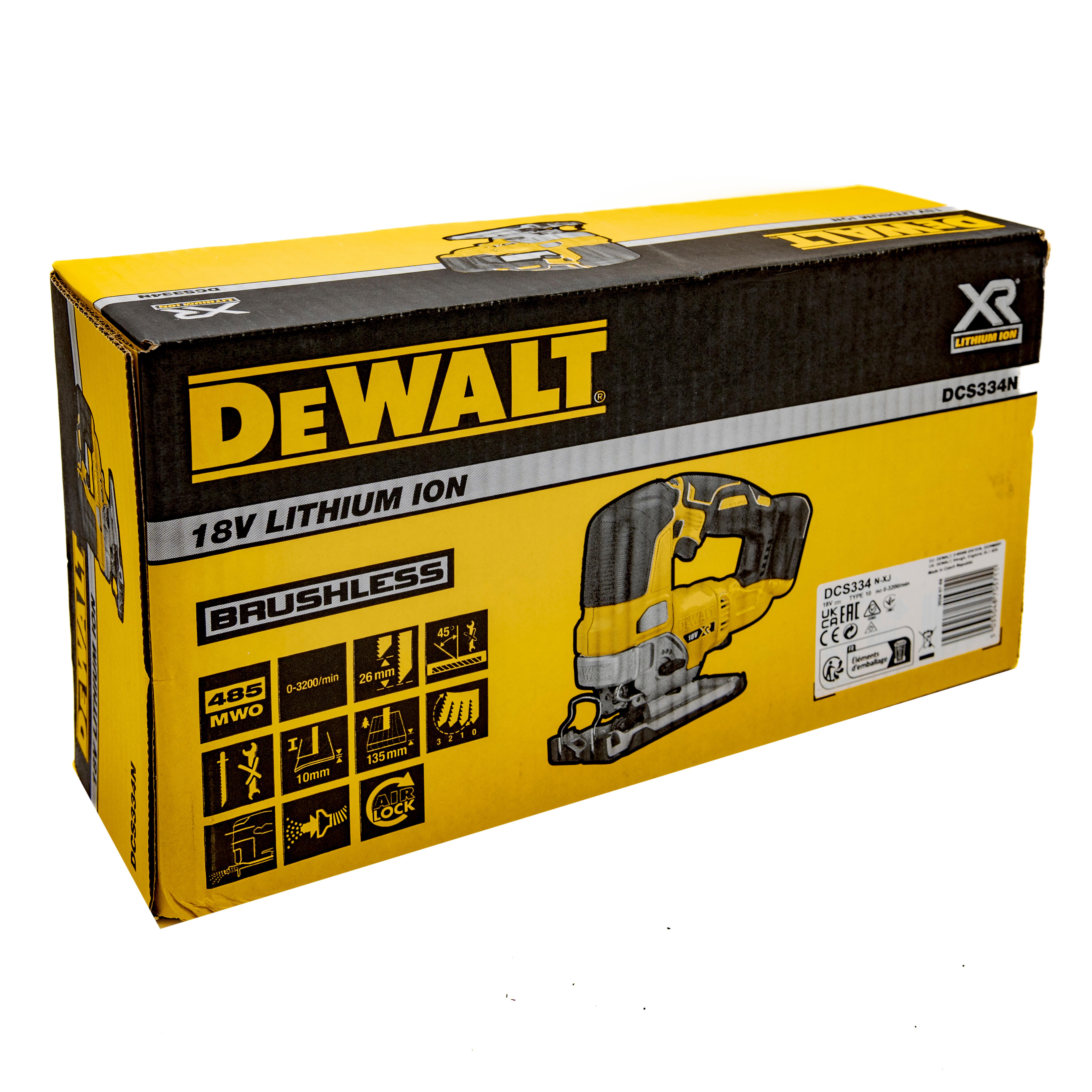 SIERRA CALAR BATERÍA BRUSHLESS 18V DEWALT DCS334N - 6