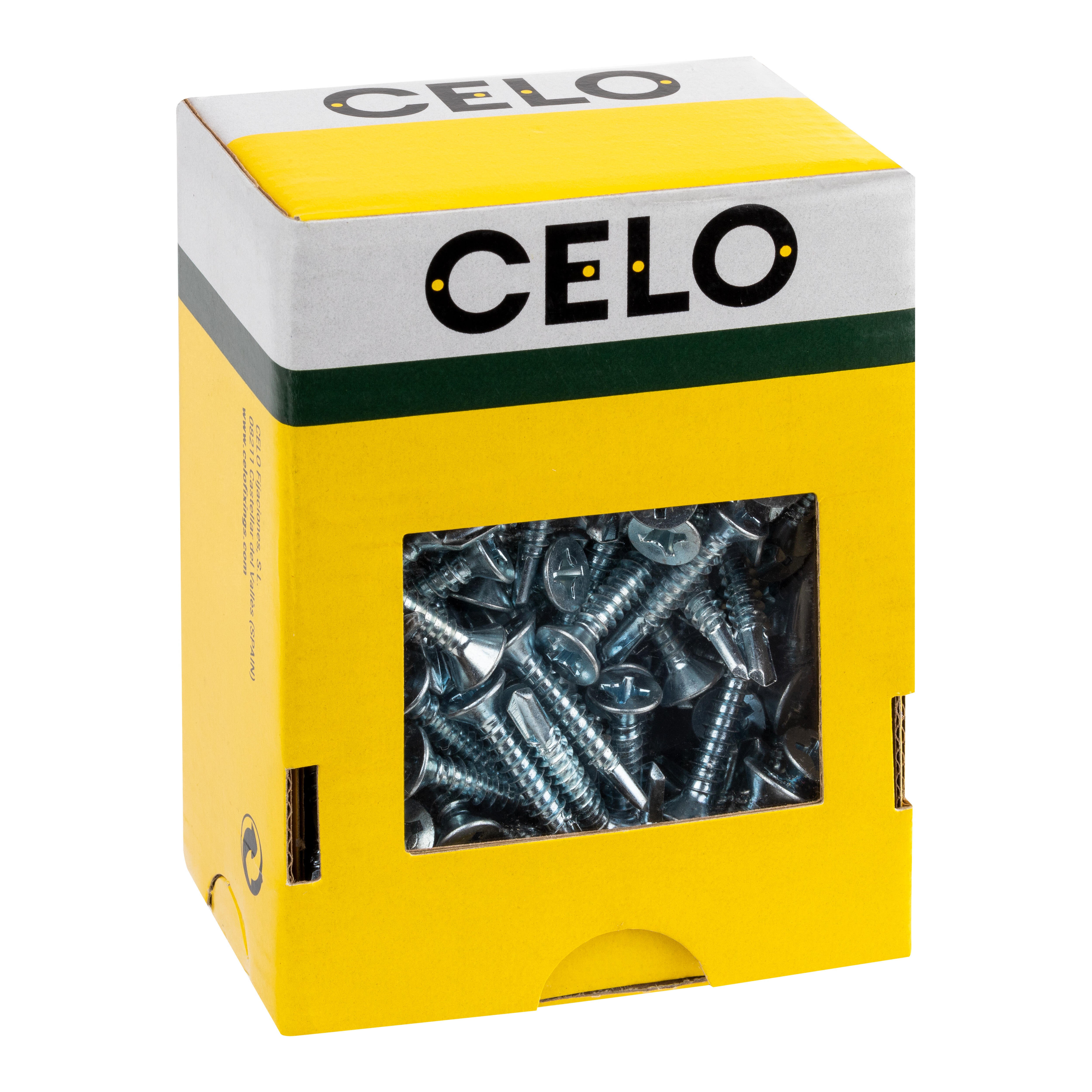 TORNILLOS ROSCA CHAPA PARA METAL CINCADOS 5,5X32MM. 250UDS - 2