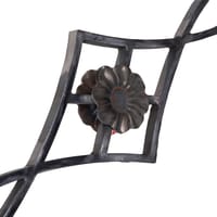 BARRA DE HIERRO DECORATIVA CON ROSETA 1000x165x8MM - 7