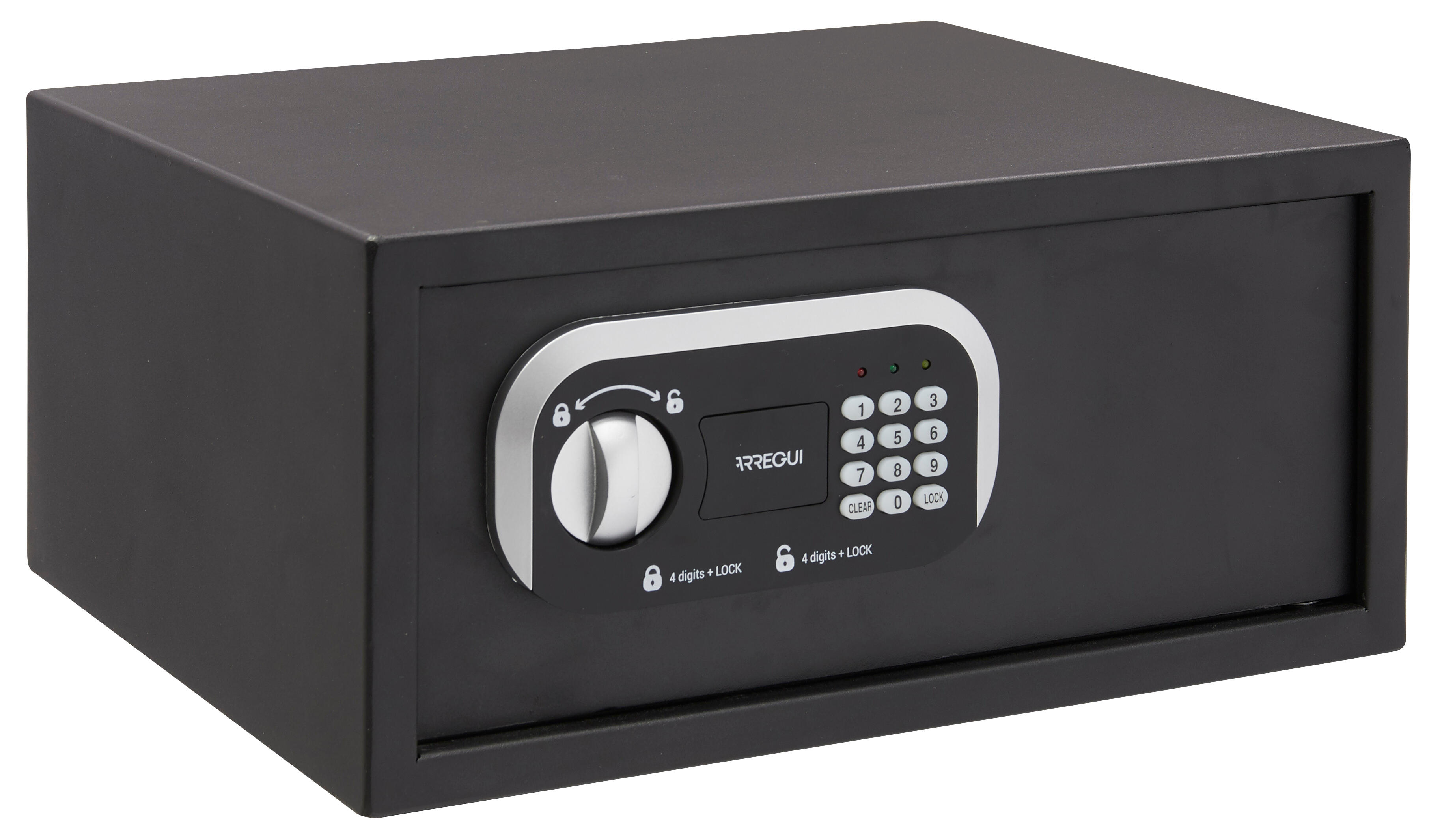 CAJA FUERTE ELECTRÓNICA DE APERTURA CON CÓDIGO DE SOBREMESA DE TAMAÑO MEDIO 24L ARREGUI - 5