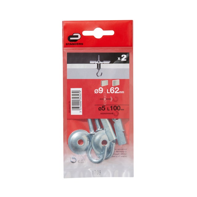 1 lot de 4 chevilles à bascule diamètre 5cm et longueur 4cm neuves - Bricolage 1 lot de 4 chevilles à bascule diamètre 5cm et longueur 4cm neuves - Bricolage
