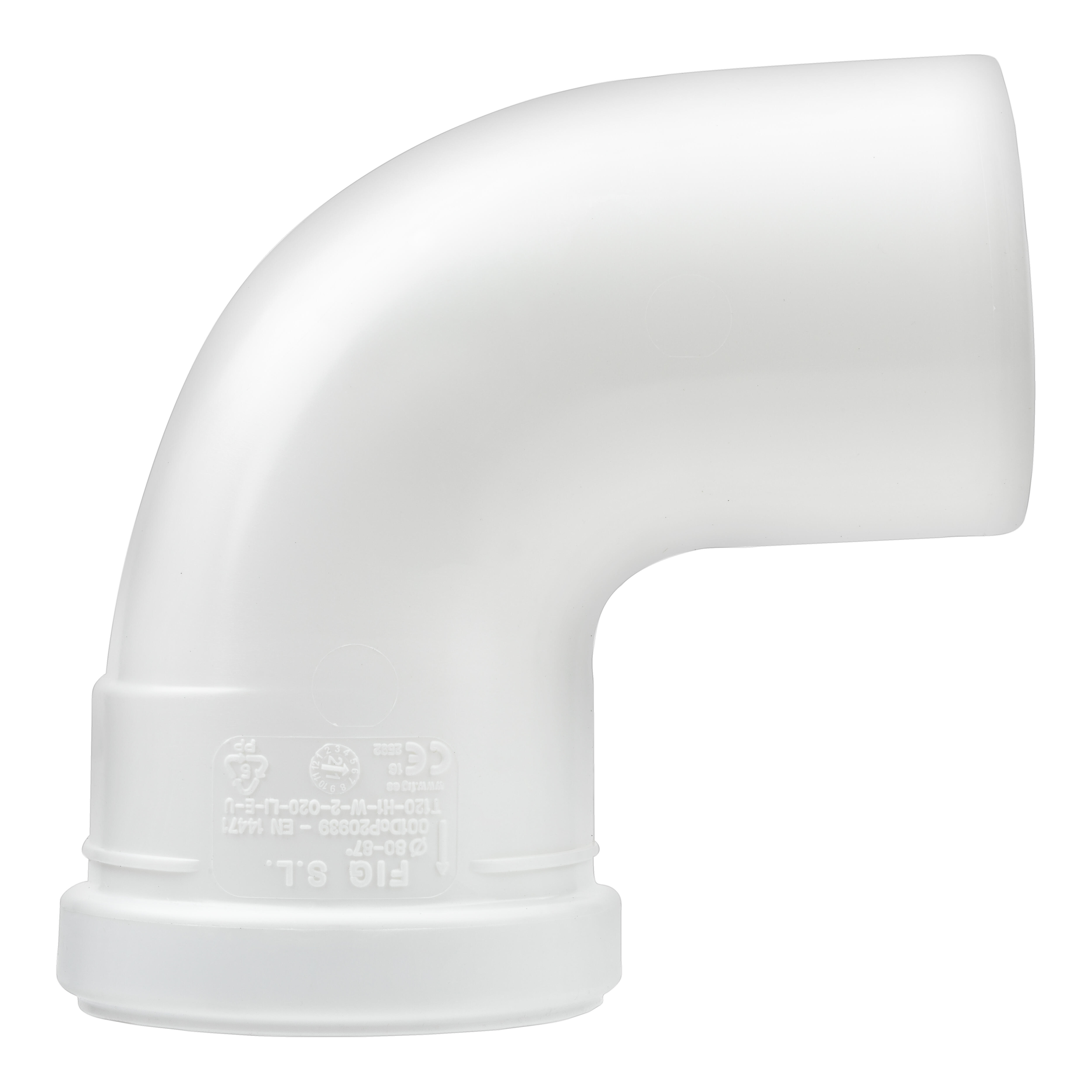 CODO 90º PLÁSTICO Ø80MM MACHO-HEMBRA CONDENSACIÓN - 2