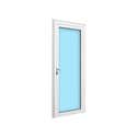 PUERTA ALUMINIO ABATIBLE BLANCA CRISTAL MATE 78X198CM IZQUIERDA - 2