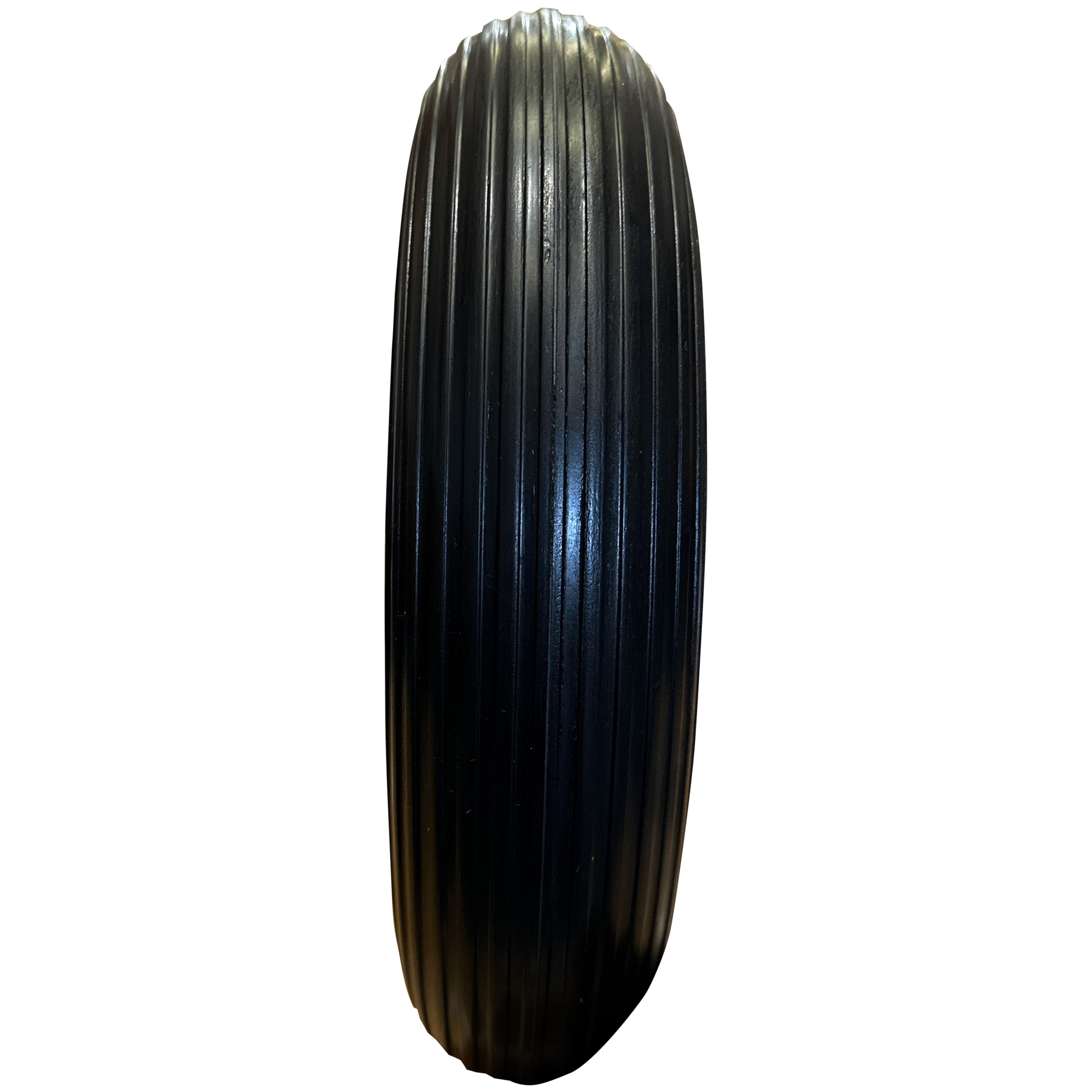 RUEDA CARRETILLA 350 MM IMPINCHABLE HASTA 100KG LLANTA PLÁSTICO - 3