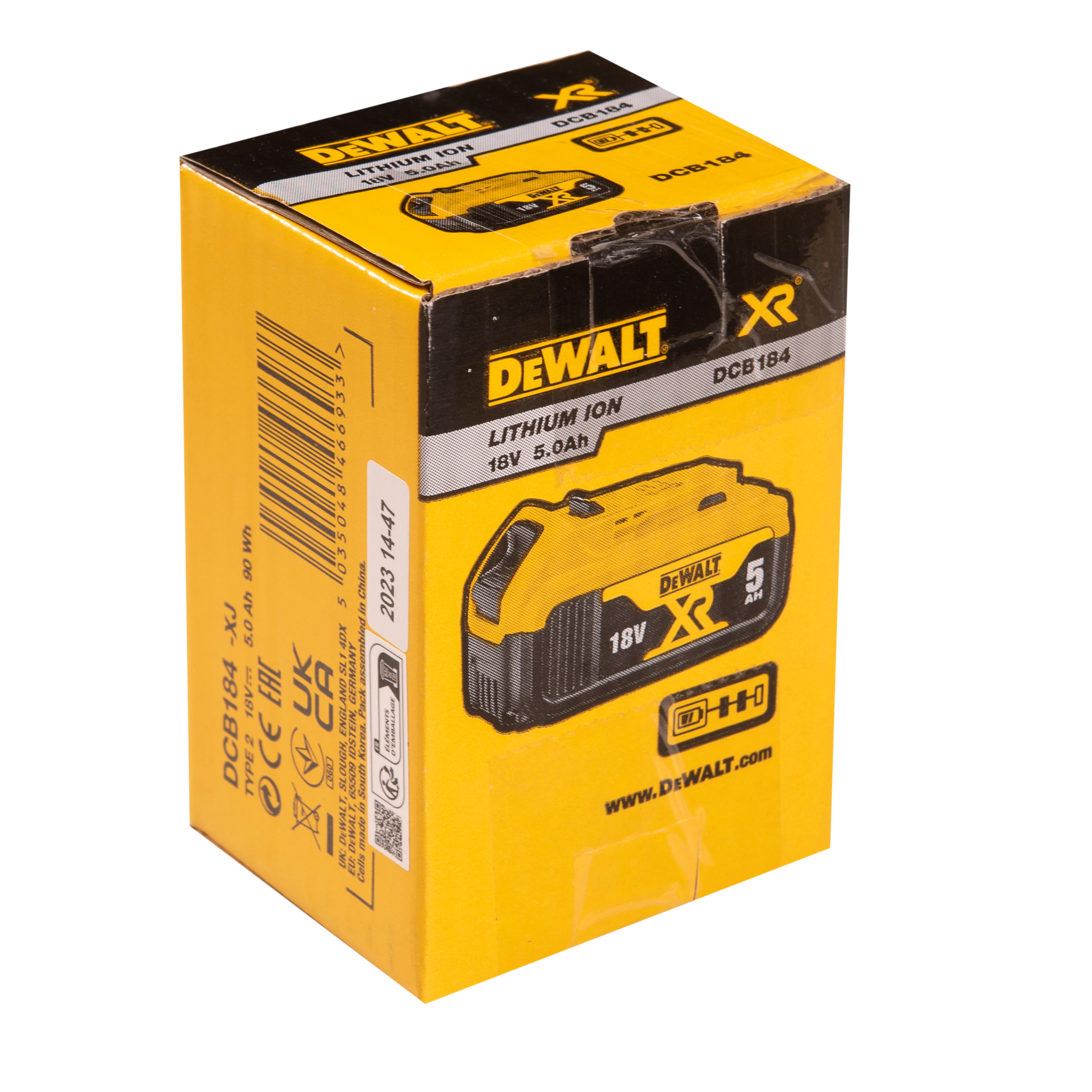BATERIA DEWALT DCB184-XJ 5AH - 4