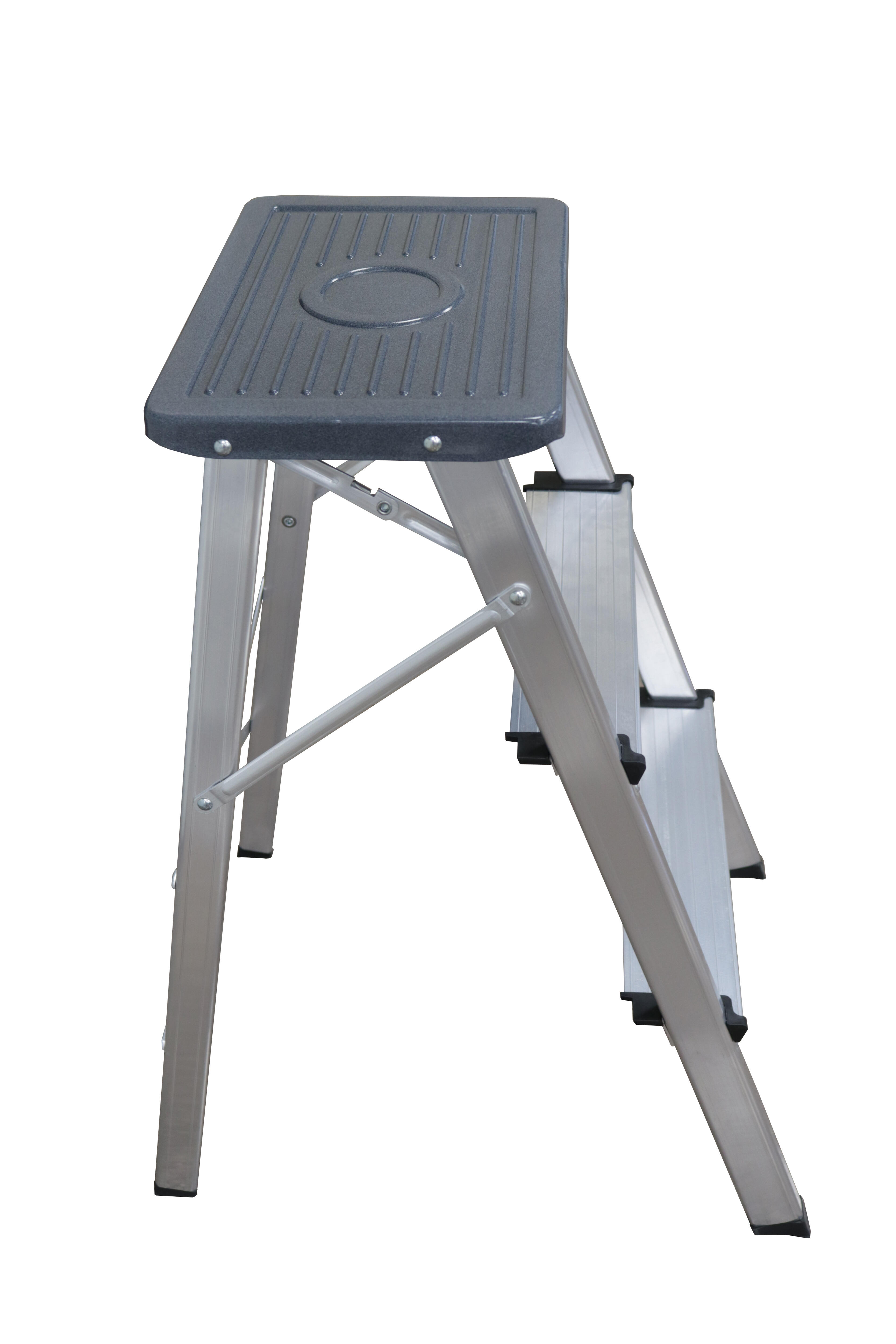 TABURETE DE ALUMINIO 3 PELDAÑOS - 3